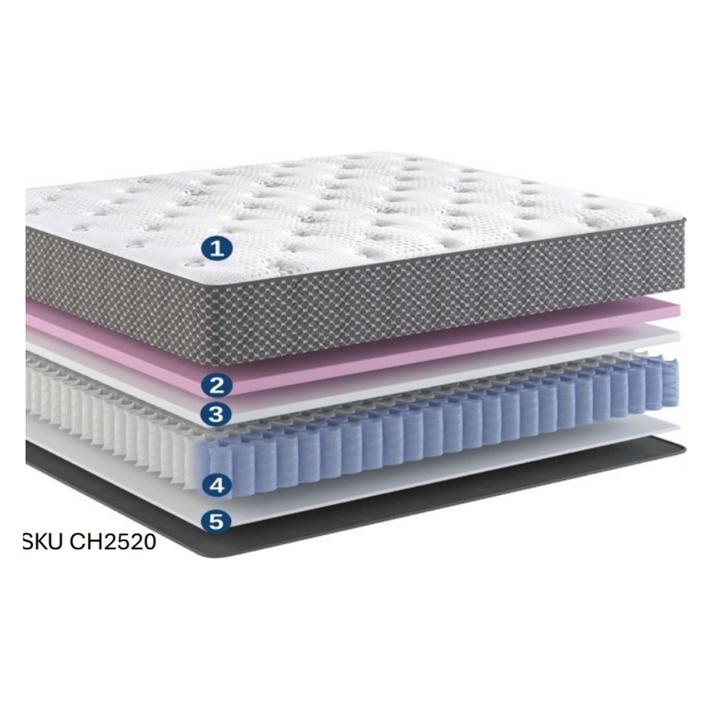 12-inch Plush (Soft) Hybrid Mattress | 360 Stretch Wicking Fabric Cover | Adjustable Base Compatible | Made in the USA