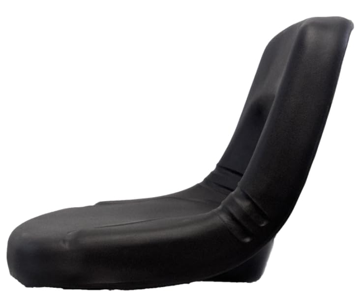 Zero Turn Mower Seat; Replacement Seat for Tractor's, UTV's, etc.; Black; 14" H x 19" W x 18" D; multiple bolt-hole configurations; Replacement Seat for Tractor's, UTV's, etc.; PVC Cover; SU-155000BK