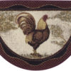 Cozy Cabin - Tall Rooster 20"x44"- Washable; Slip-Resistant Back, Made in the USA, 8mm pile height