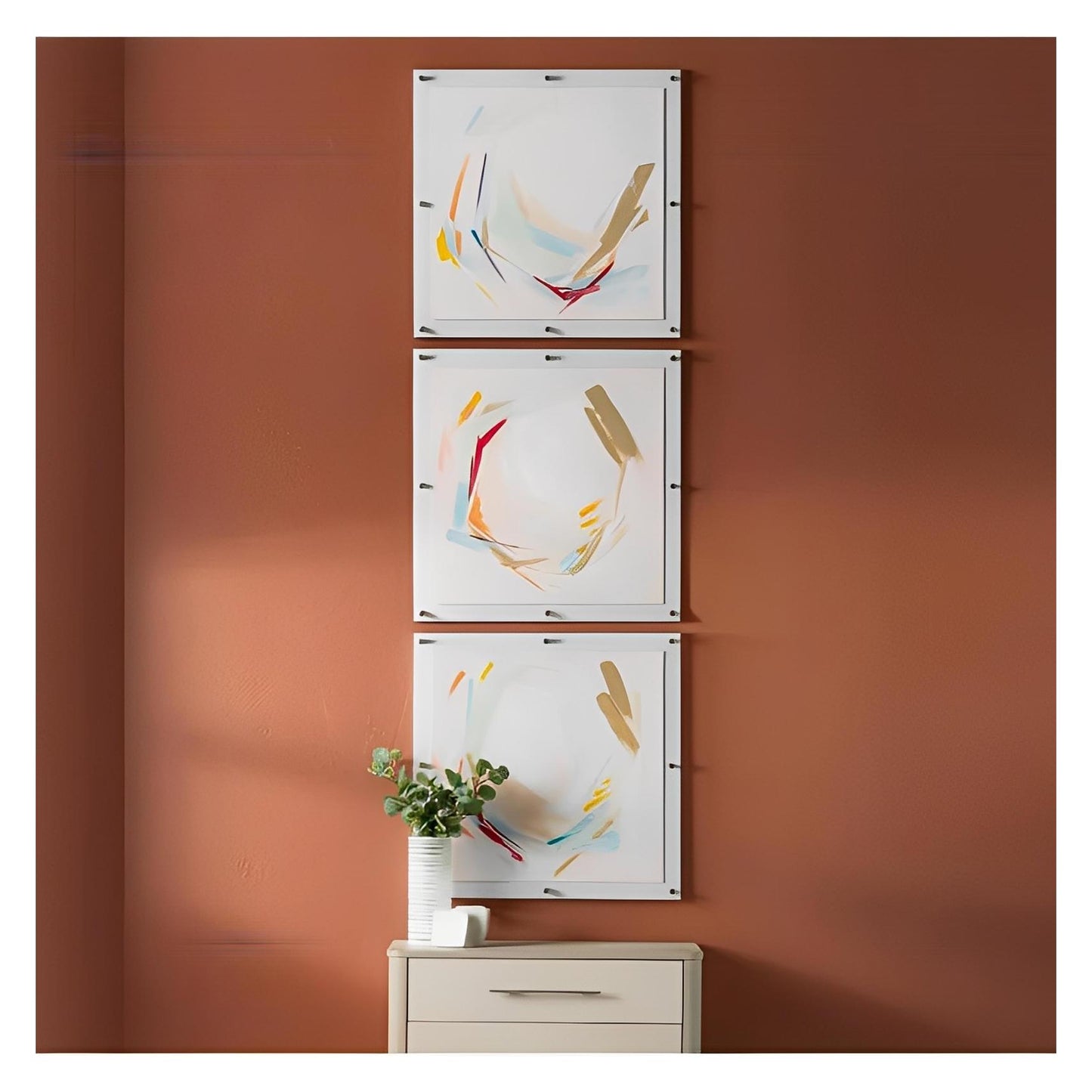 Liveliness Wall Art made of acrylic; 30 x 1.6 x 30 (in)