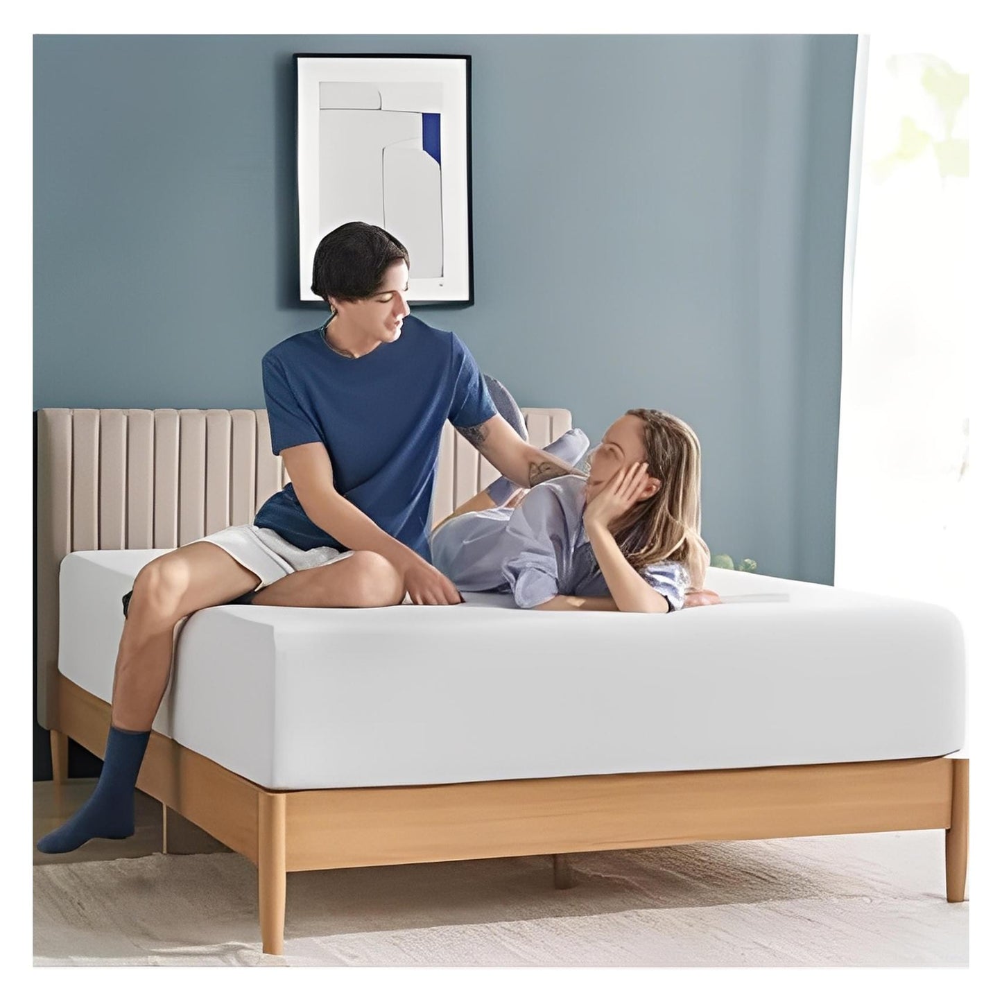 White Orchid Gel Memory Foam Mattress | Medium Firm | Made in The USA