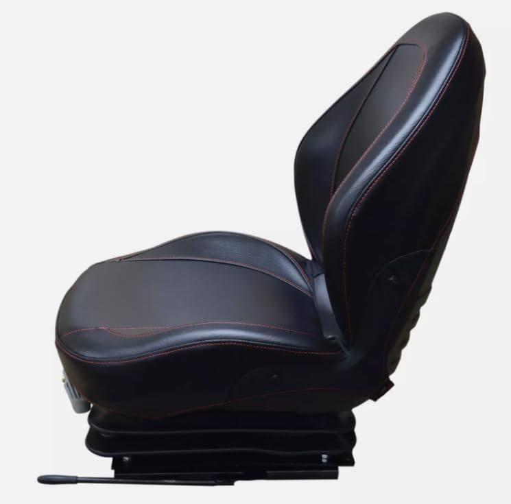 Lawn Mower and Skid Steer Seat with Suspension and Slides Compatible with John Deere, Bobcat, Caterpillar, JCB, Case, and more: Please check your bolt-hole patterns to ensure a proper fit