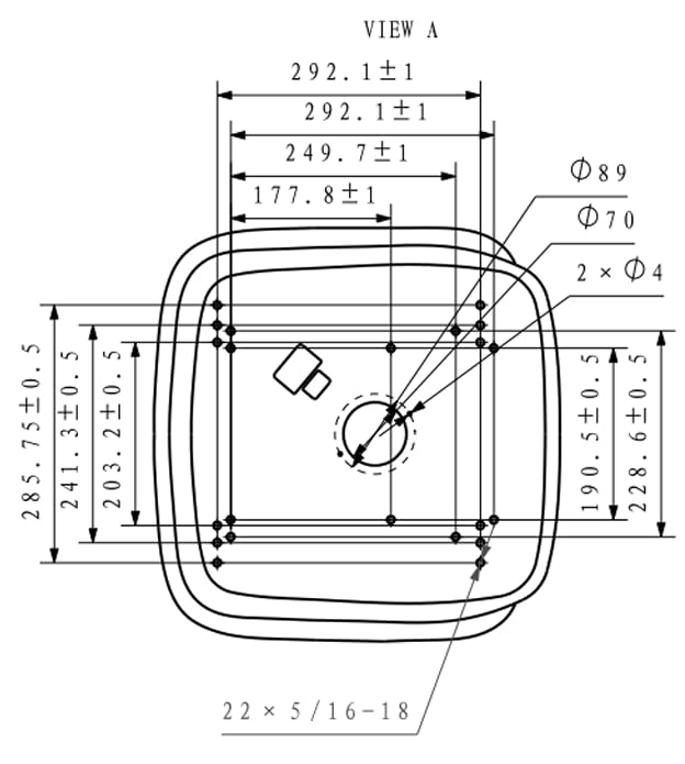Contoured Replacement Seat; Forklifts, Tractors, Backhoe Loaders, etc.; 20.5" H; Slides; Compatible with Case, Ditch Witch, Vermeer, Maggey Ferguson; Drilling May Be Required; SU-108010BK