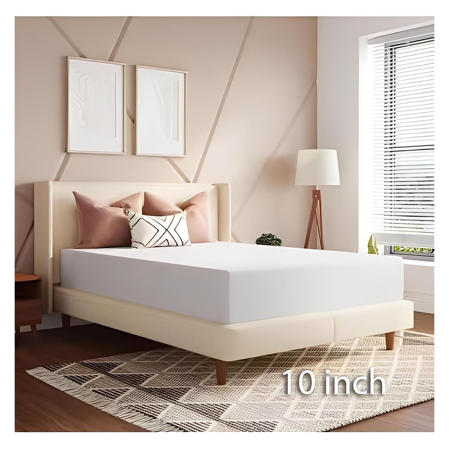 White Orchid Gel Memory Foam Mattress | Medium Firm | Made in The USA