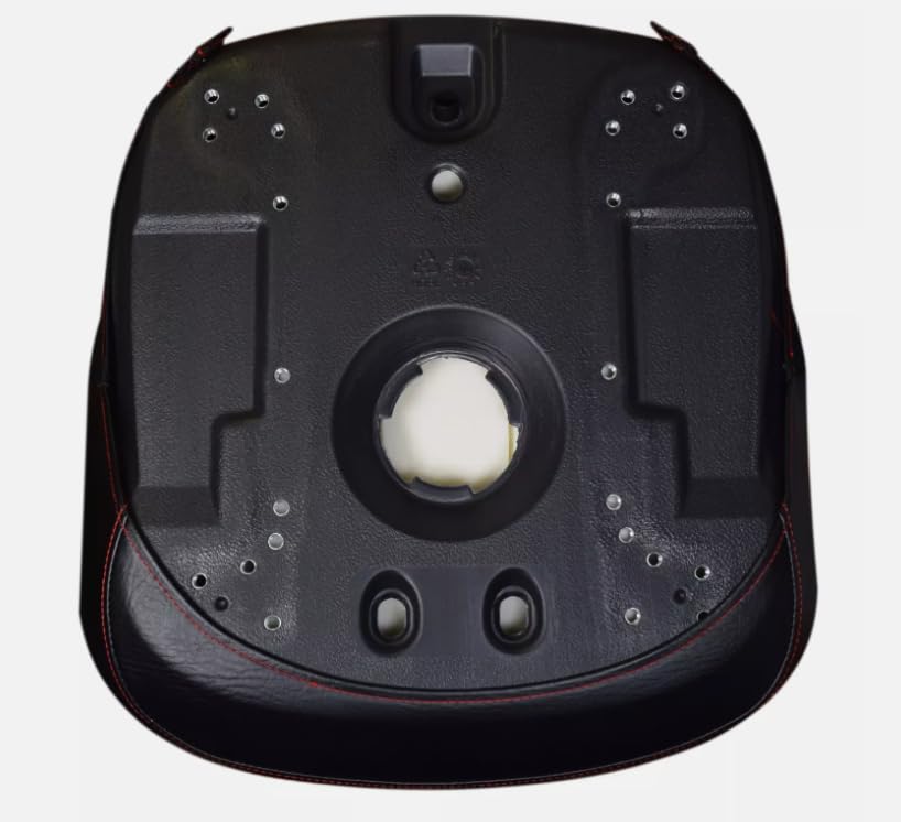 Replacement Seat for Zero Turn Lawn Mowers, Skid Steers, UTV's; Black; Compatible with Bobcat, Case, Cub Cadet, Dixon, Exmark, Gravely, Kawaski, Toro, Yamaha, etc.; Drilling May Be Required; 310000BK