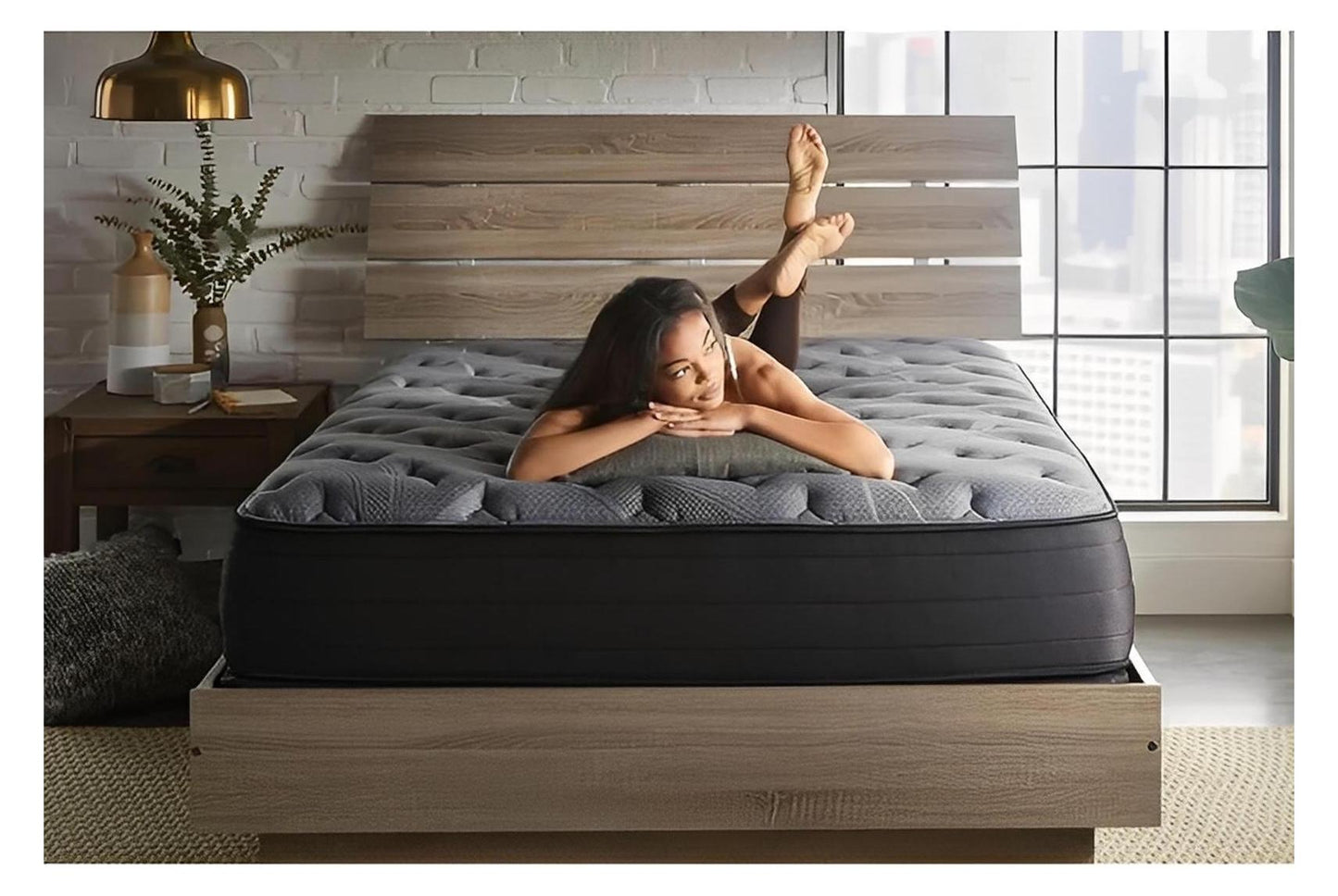 Gray Iris Luxury Hybrid 12 inch Mattress | Made in the USA