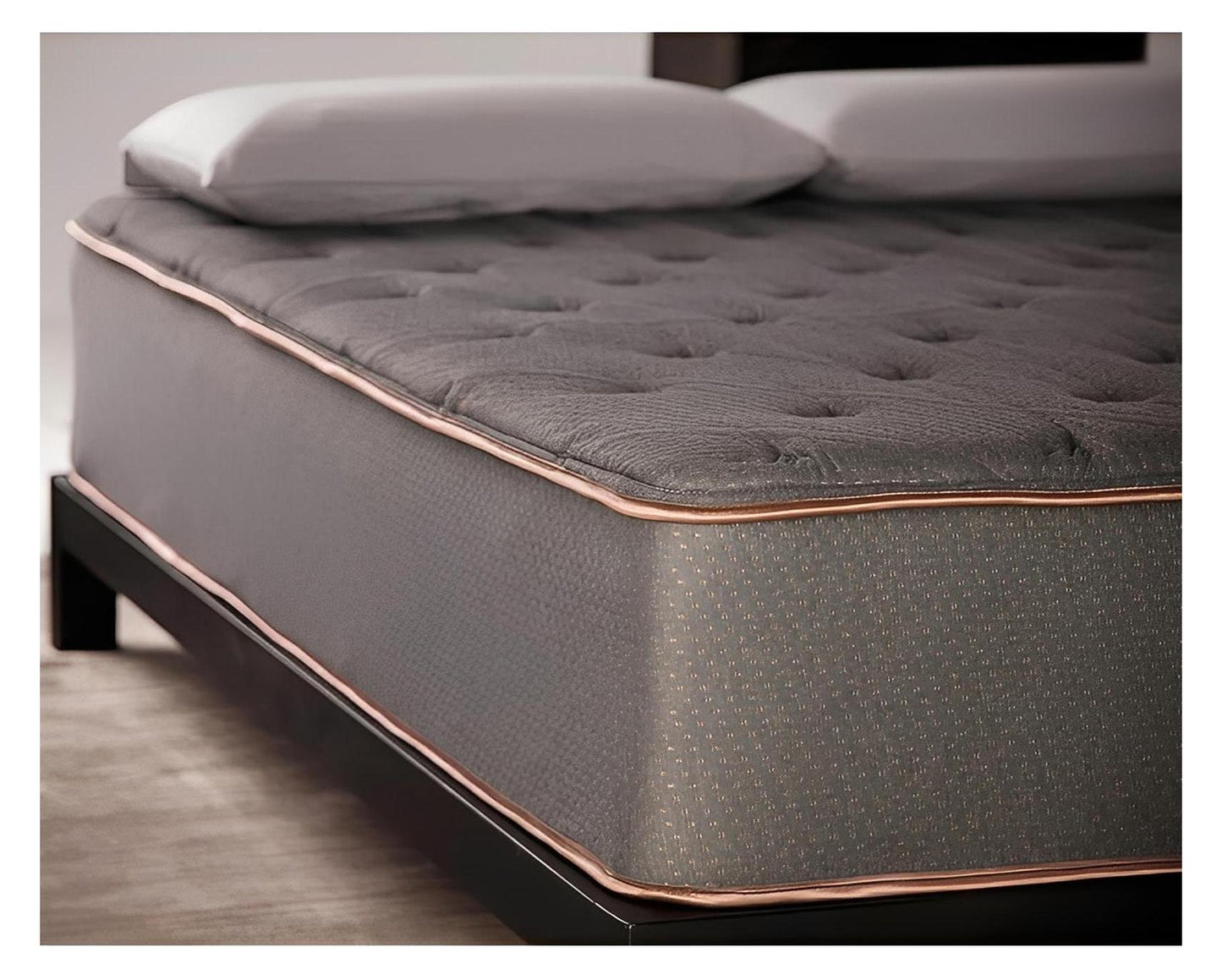 Tommie Copper 14 inch Luxury Hybrid Gray Mattress | Copper Infused | Made in The USA