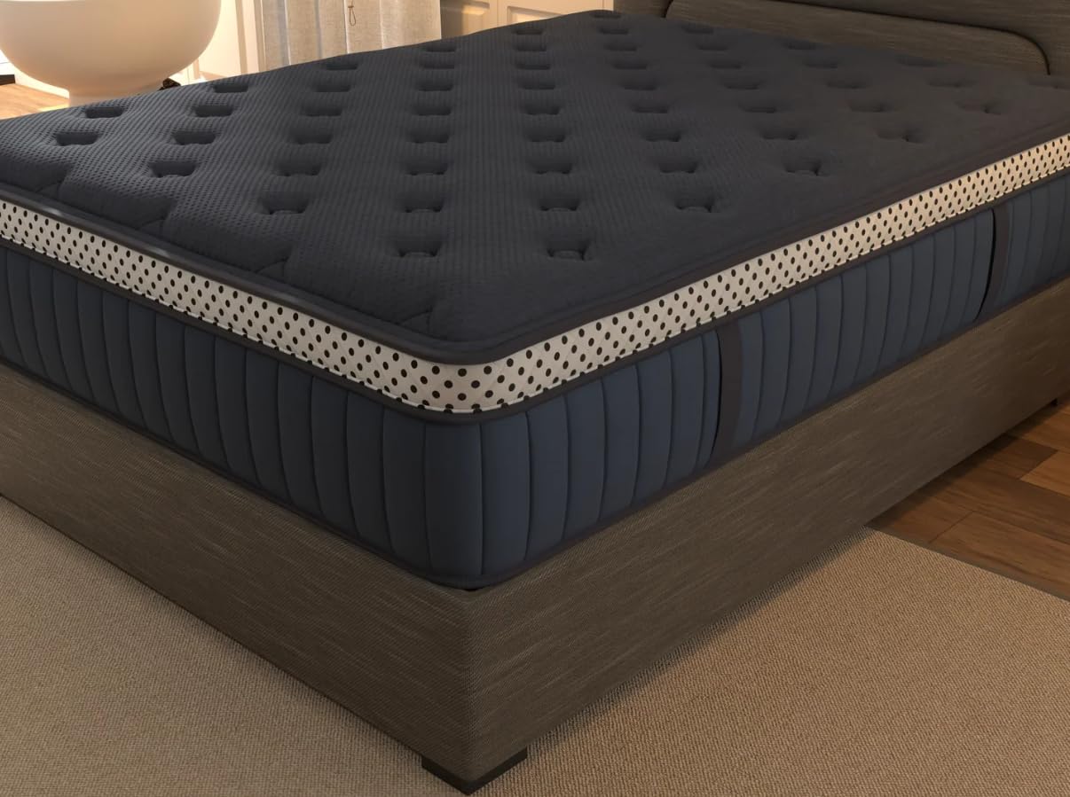 WinkBeds Blue Luxury Hybrid Mattress | Cool-Touch Cover | Made in The USA