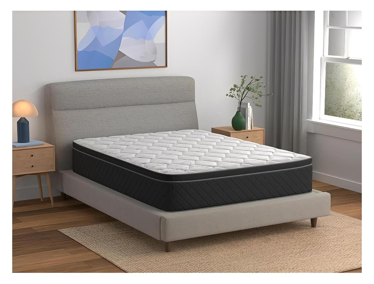 White Lily Luxury Hybrid 14 inch Plush Mattress | Made in the USA