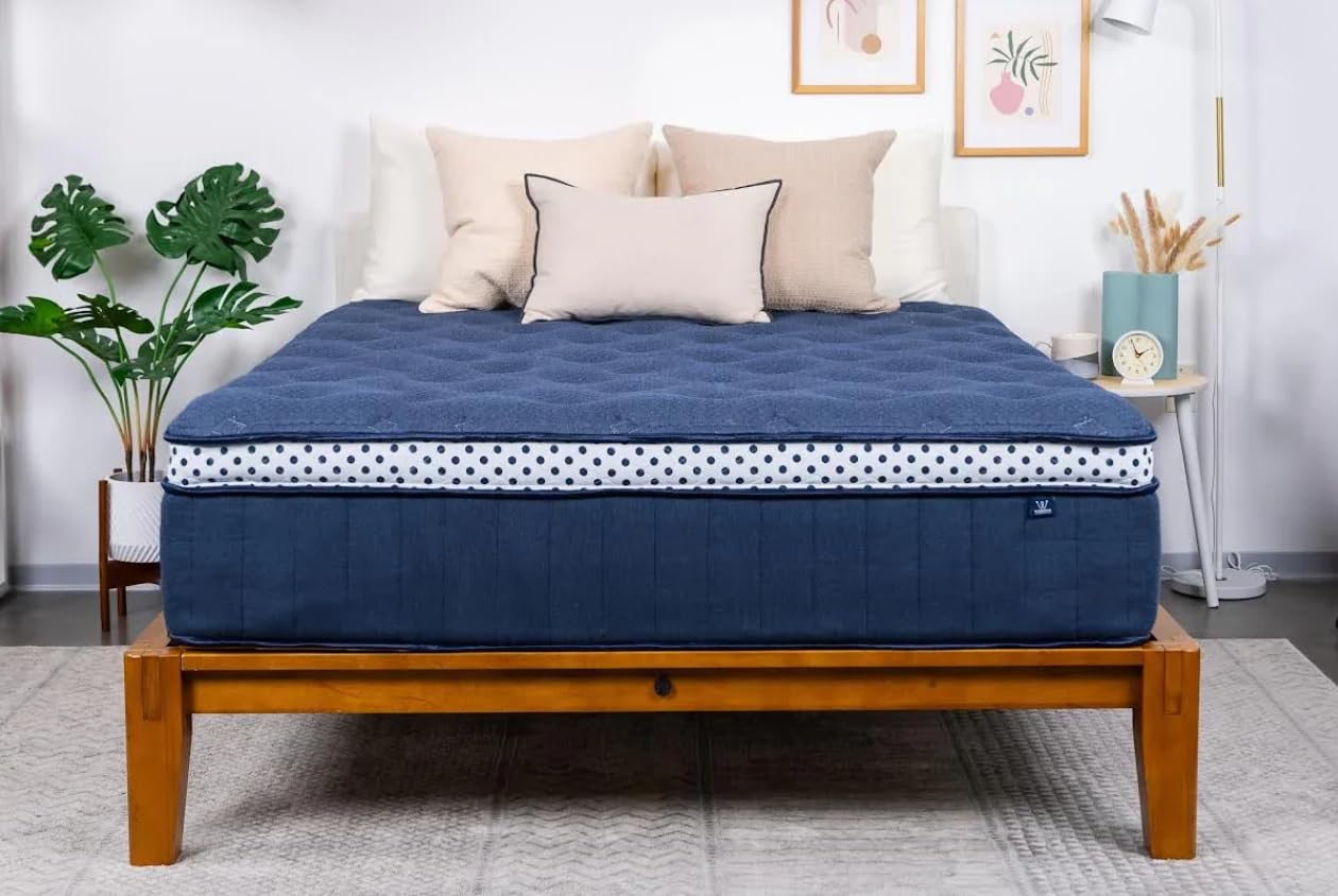 WinkBeds Blue Luxury Hybrid Mattress | Cool-Touch Cover | Made in The USA