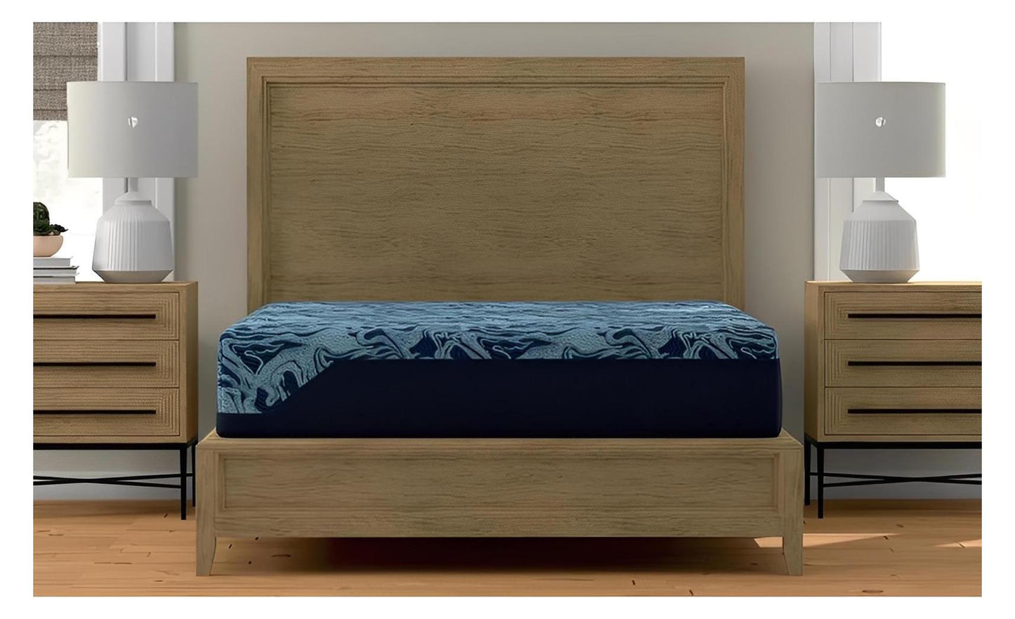 Blue ICE Luxury Cooling Mattress | Hybrid or Foam | Made in The USA | Removable Cover