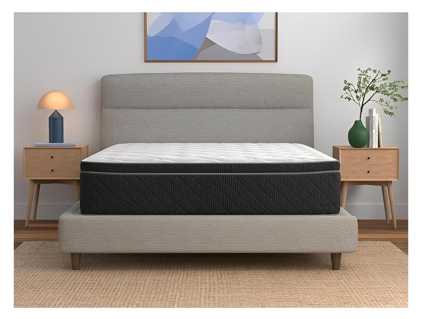 White Lily Luxury Hybrid 14 inch Plush Mattress | Made in the USA