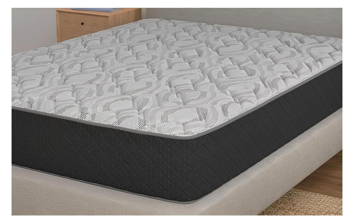 Gardenia White Double-Sided Luxury Hybrid 14 inch Mattress | Made in The USA
