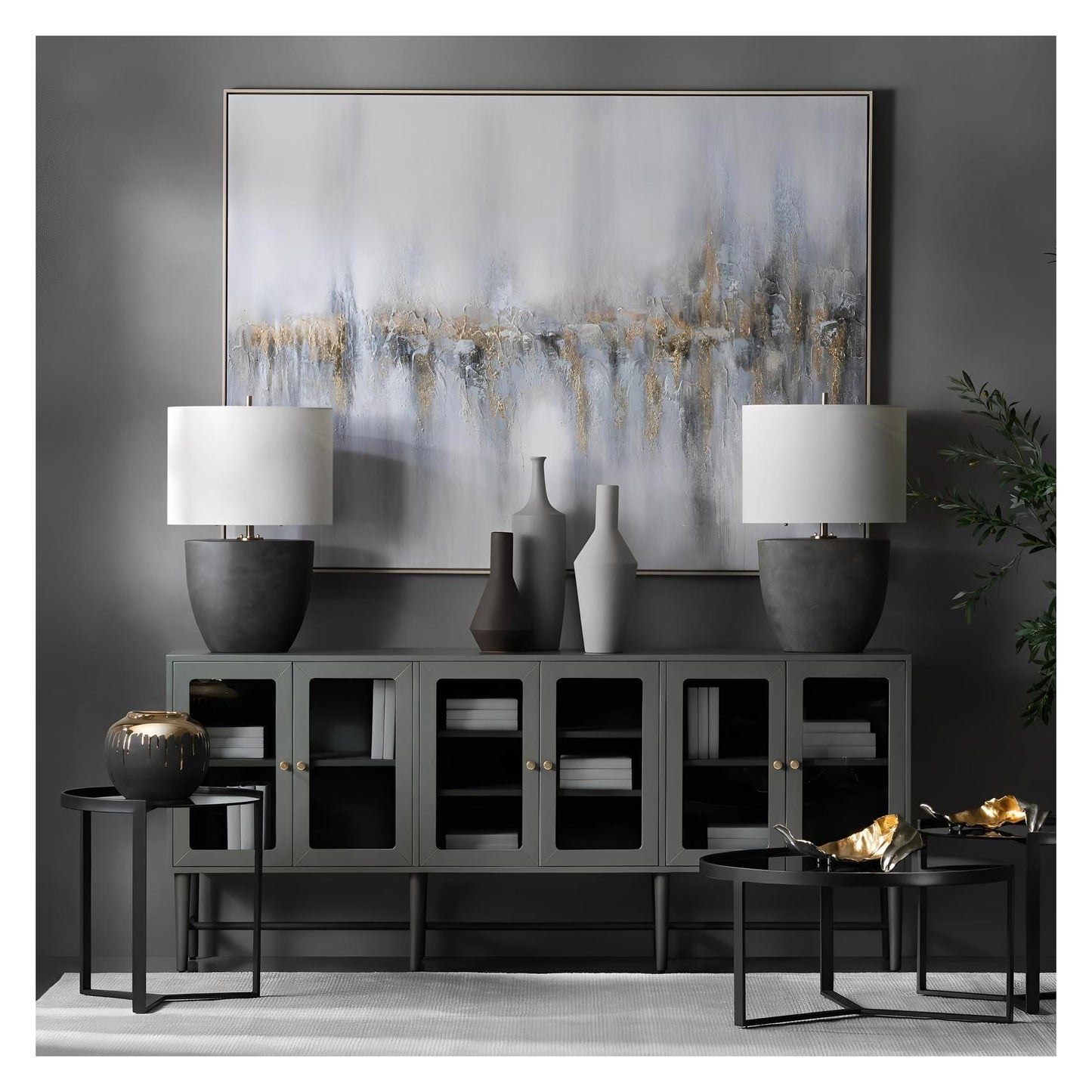 Saratoga Wall Art made of canvas; 80 x 2 x 60 (in)
