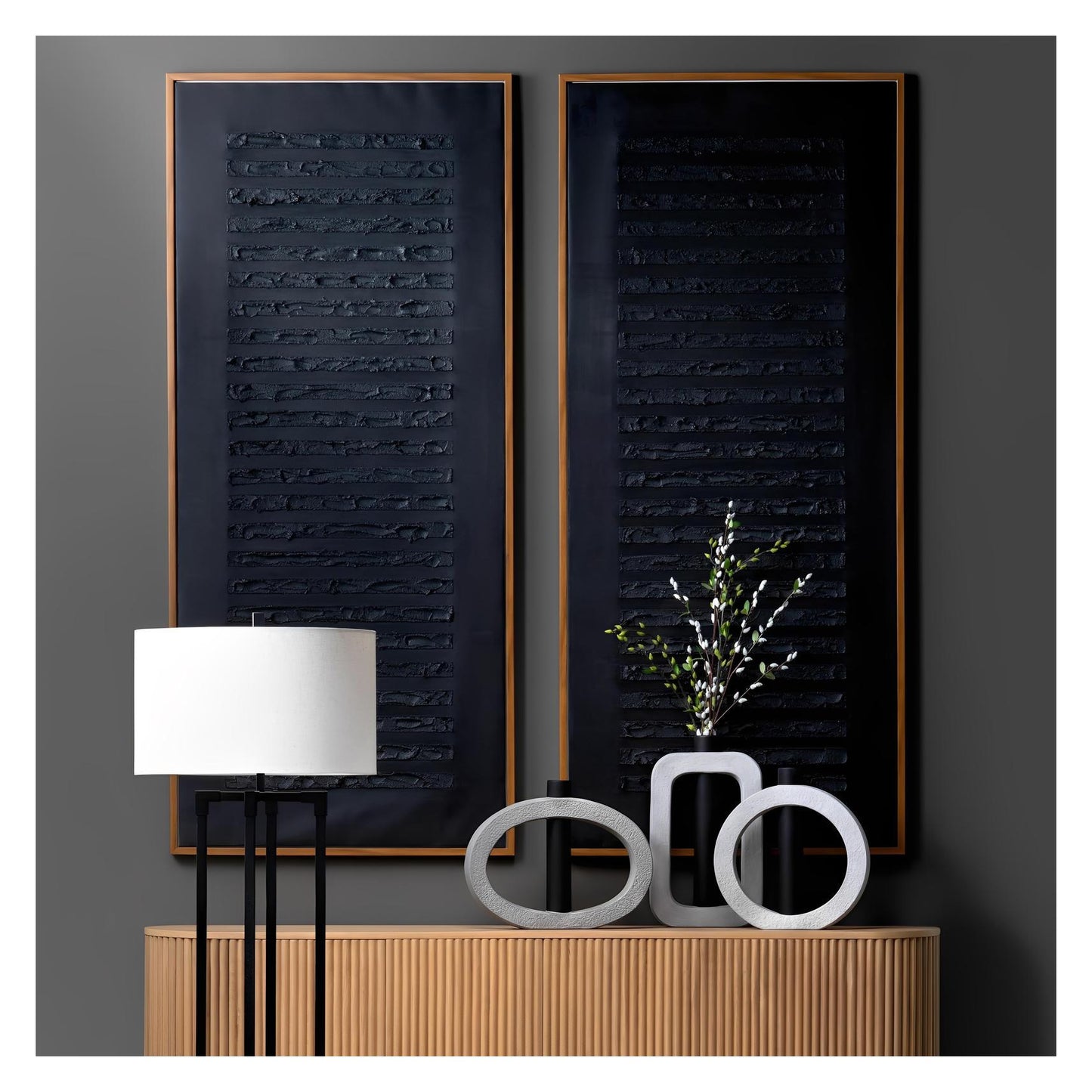 Barrow Wall Art made of canvas; 31.6 x 1.5 x 71.6 (in)