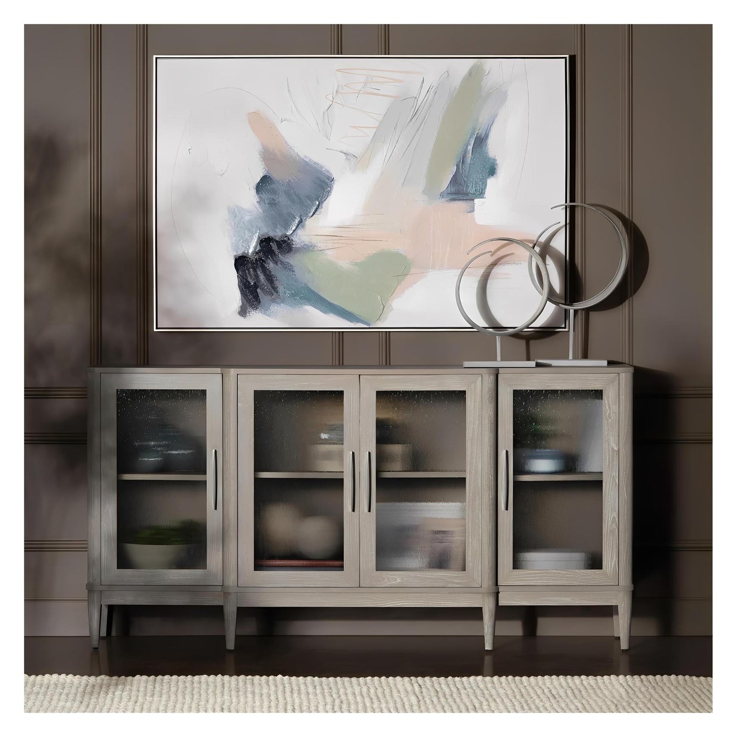 Avalon Wall Art made of canvas; 39.4 x 2 x 59 (in)