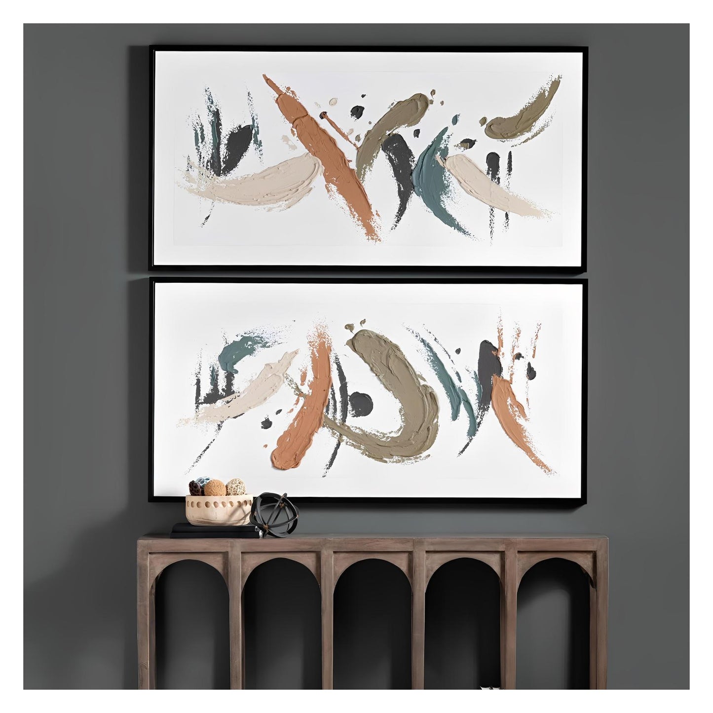 Calliope Wall Art made of canvas; 31.6 x 1.5 x 61.6 (in)