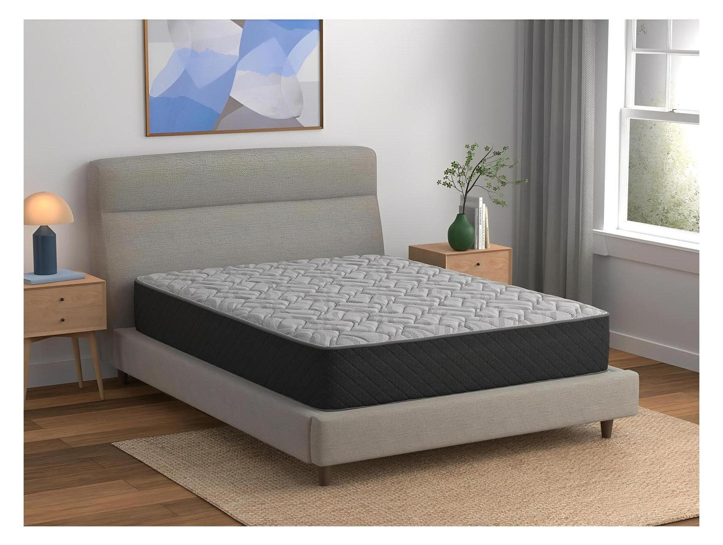 Gardenia White Double-Sided Luxury Hybrid 14 inch Mattress | Made in The USA