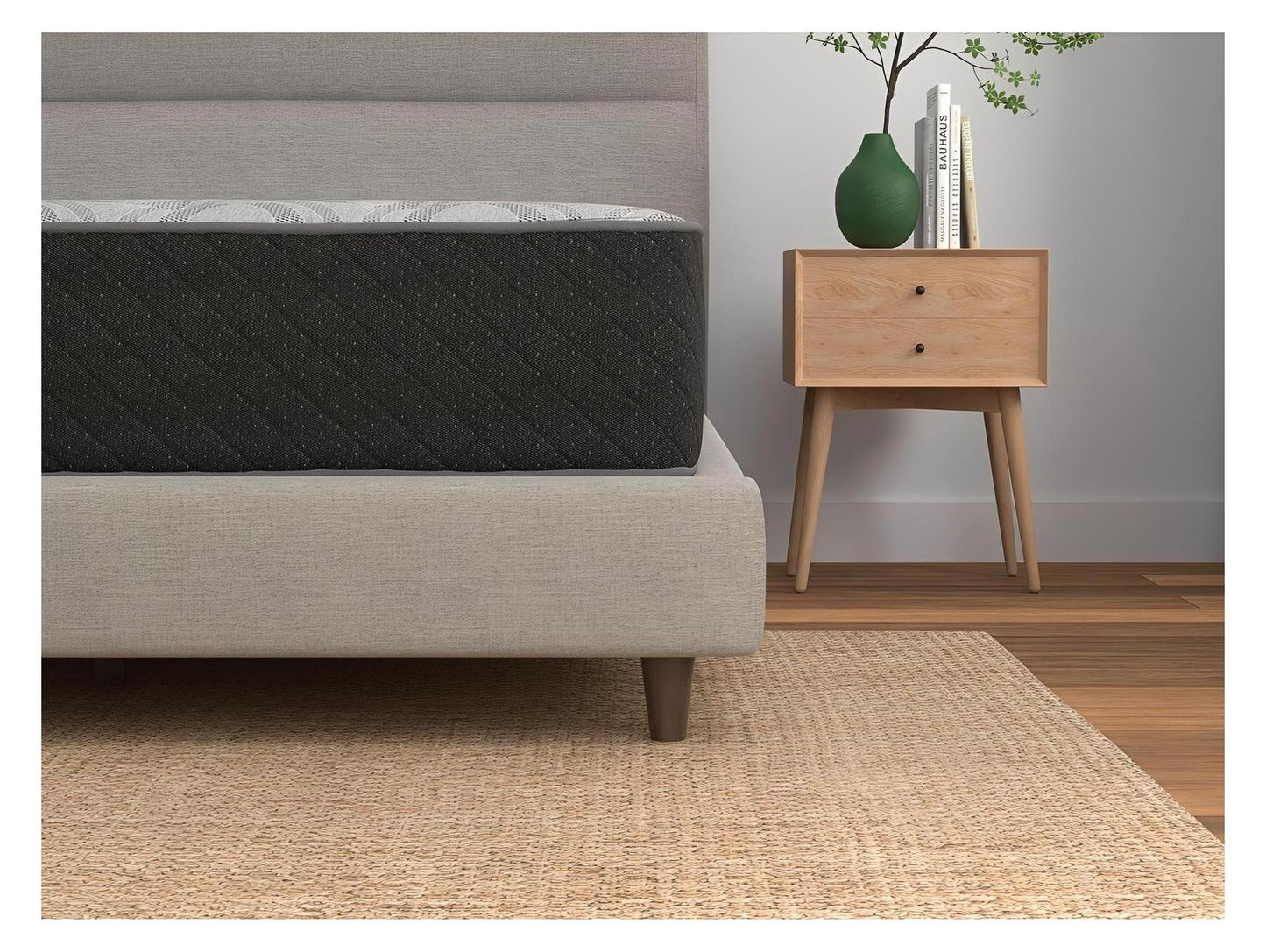 Gardenia White Double-Sided Luxury Hybrid 14 inch Mattress | Made in The USA