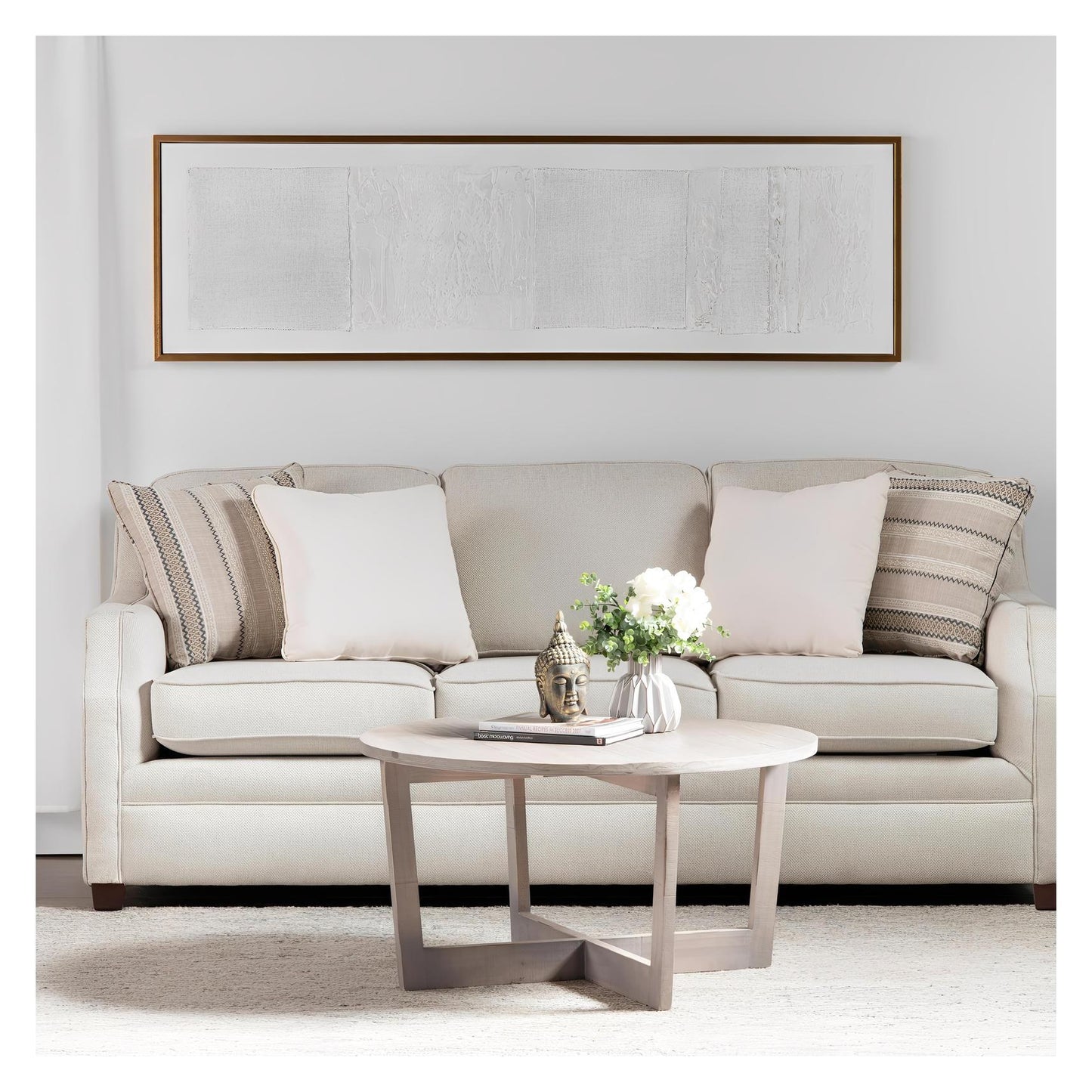 Emery Wall Art made of burlap, canvas; 21.5 x 1.5 x 71.5 (in)