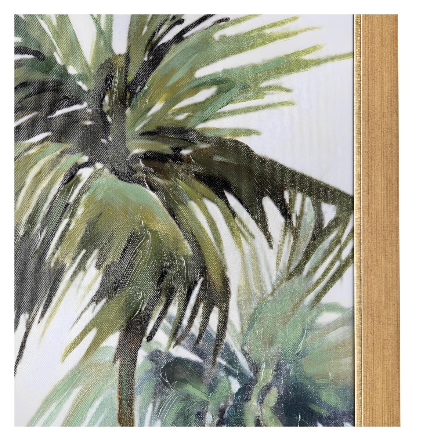 Palms And Ferns Wall Art made of canvas; 24 x 2 x 36 (in)