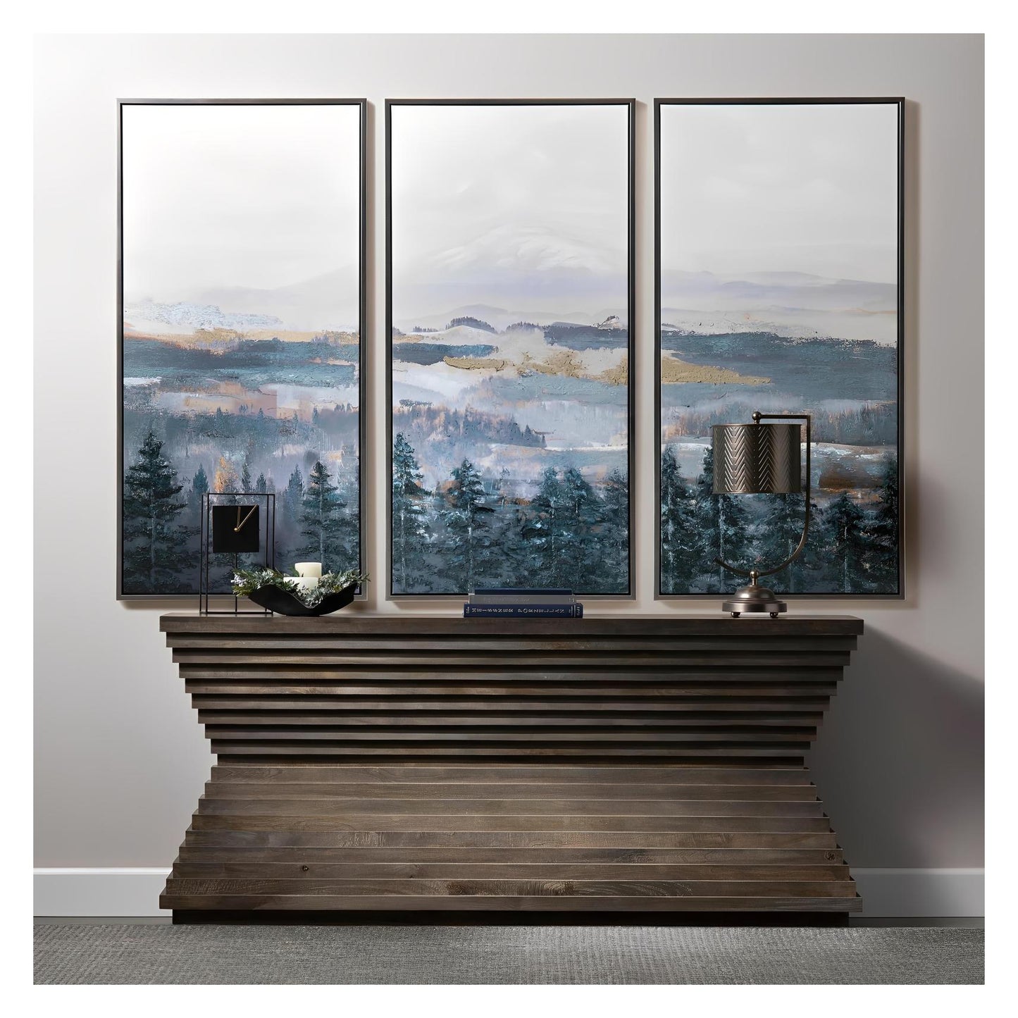 Land For Days Wall Art made of canvas, wood; 29.5 x 1.5 x 59 (in)