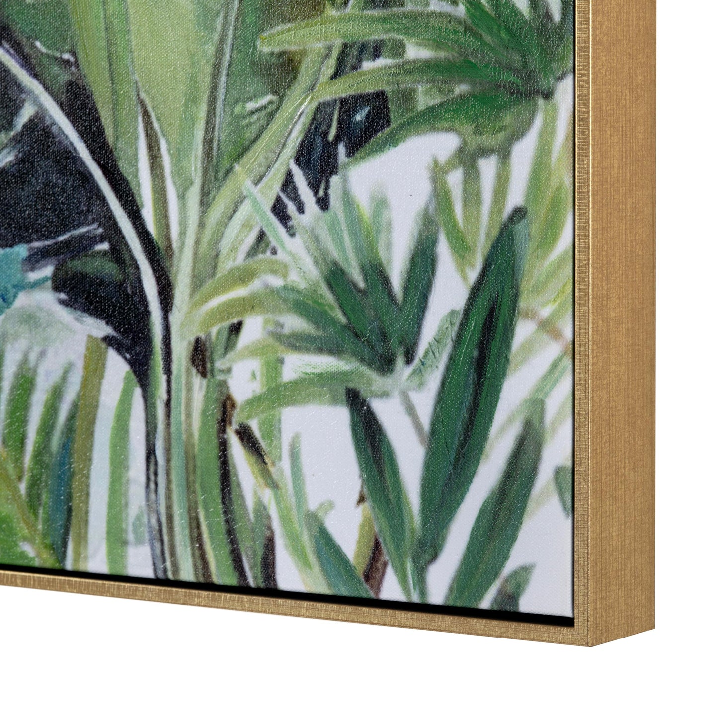 Palms And Ferns Wall Art made of canvas; 24 x 2 x 36 (in)
