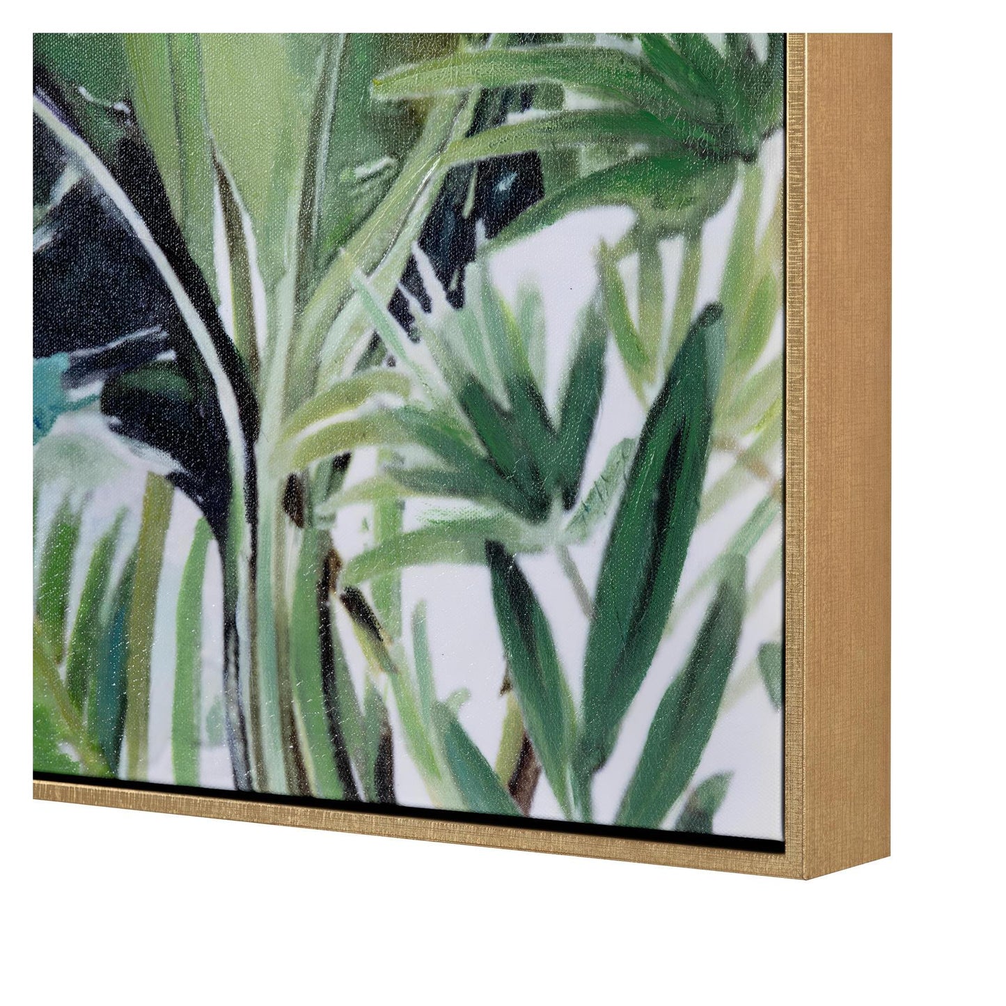 Palms And Ferns Wall Art made of canvas; 24 x 2 x 36 (in)