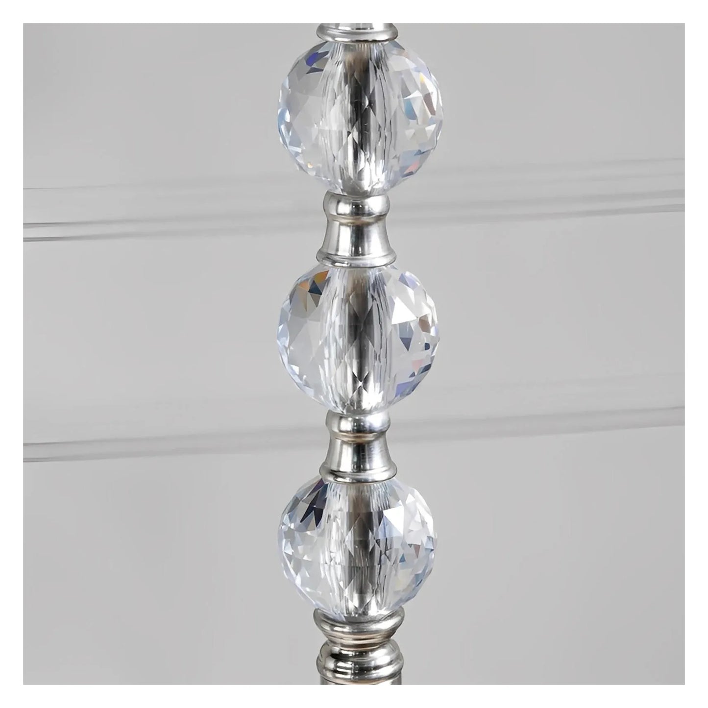 Saida of Fairfield Harbor Floor Lamp, Silver,