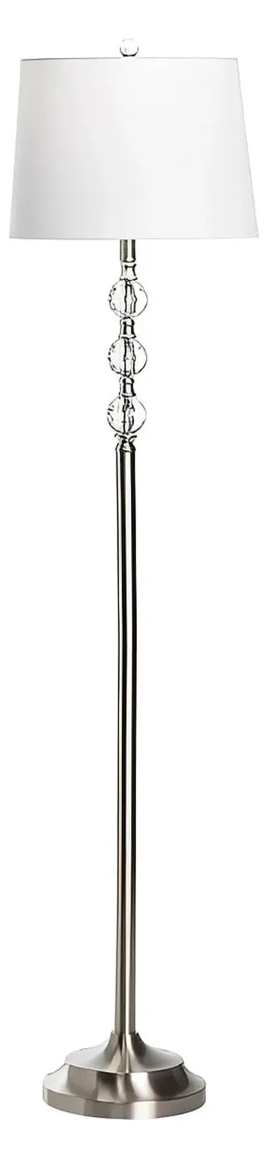 Saida of Fairfield Harbor Floor Lamp, Silver,