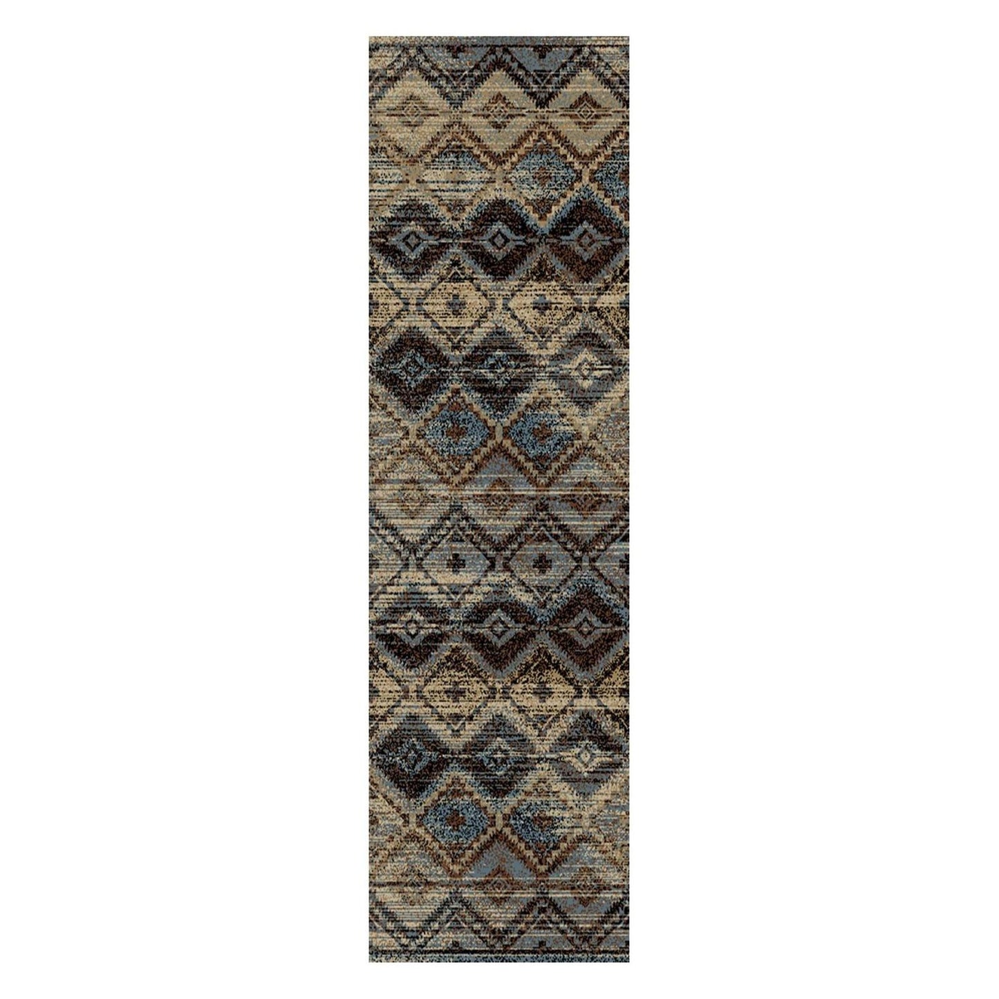 American Destinations Big Sky Blue 7'10"x9'10" Area Rug | 100% Polypropylene | Machine Loomed | 10 mm pile height