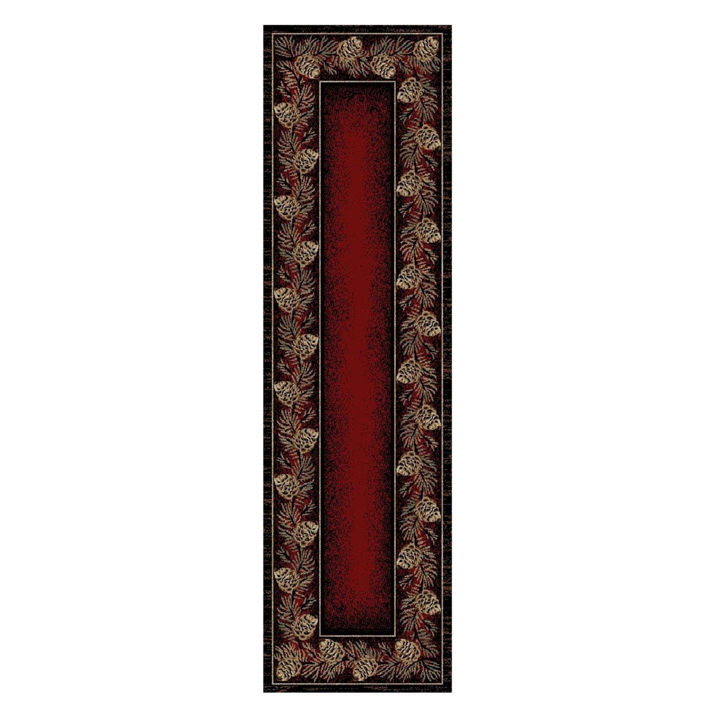 American Destinations Danbury Red 7'10"x9'10" Area Rug | 100% Polypropylene | Machine Loomed | 10 mm pile height
