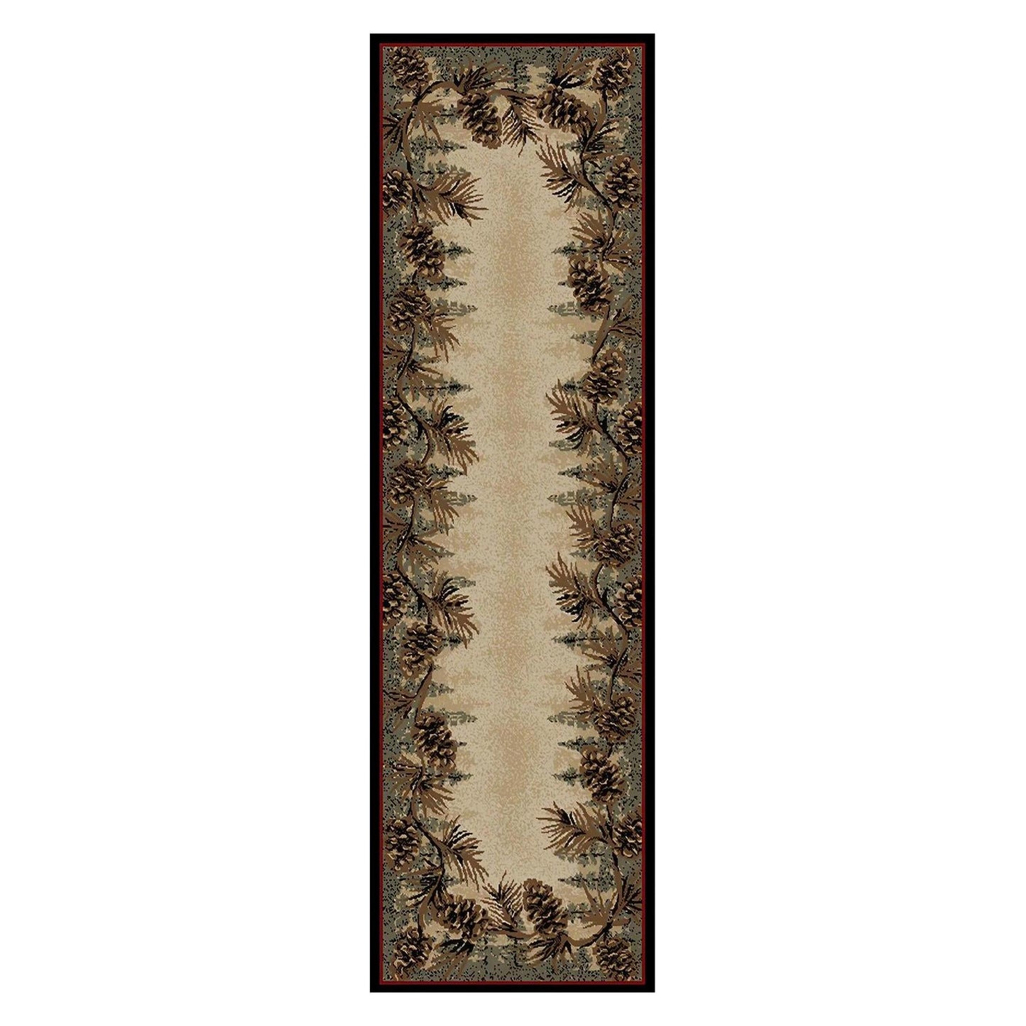 American Destinations Mount Le Conte 2'3"x7'7" Area Rug | 100% Polypropylene | Machine Loomed | 10 mm pile height