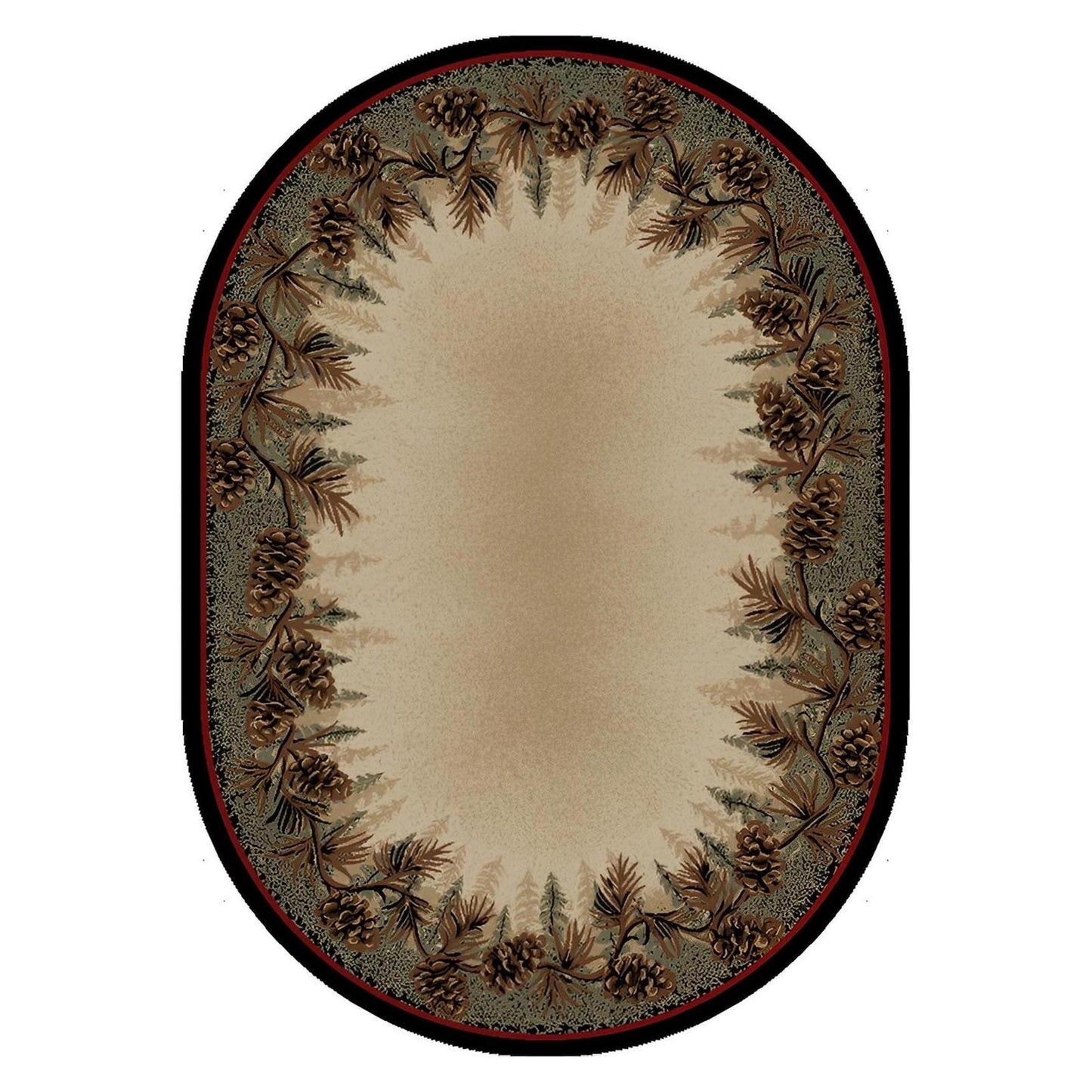 American Destinations Mount Le Conte 2'3"x7'7" Area Rug | 100% Polypropylene | Machine Loomed | 10 mm pile height