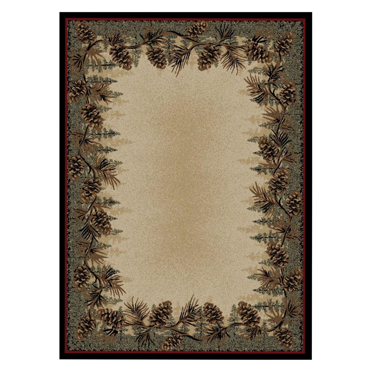 American Destinations Mount Le Conte 9'2"x12'6" Area Rug | 100% Polypropylene | Machine Loomed | 10 mm pile height