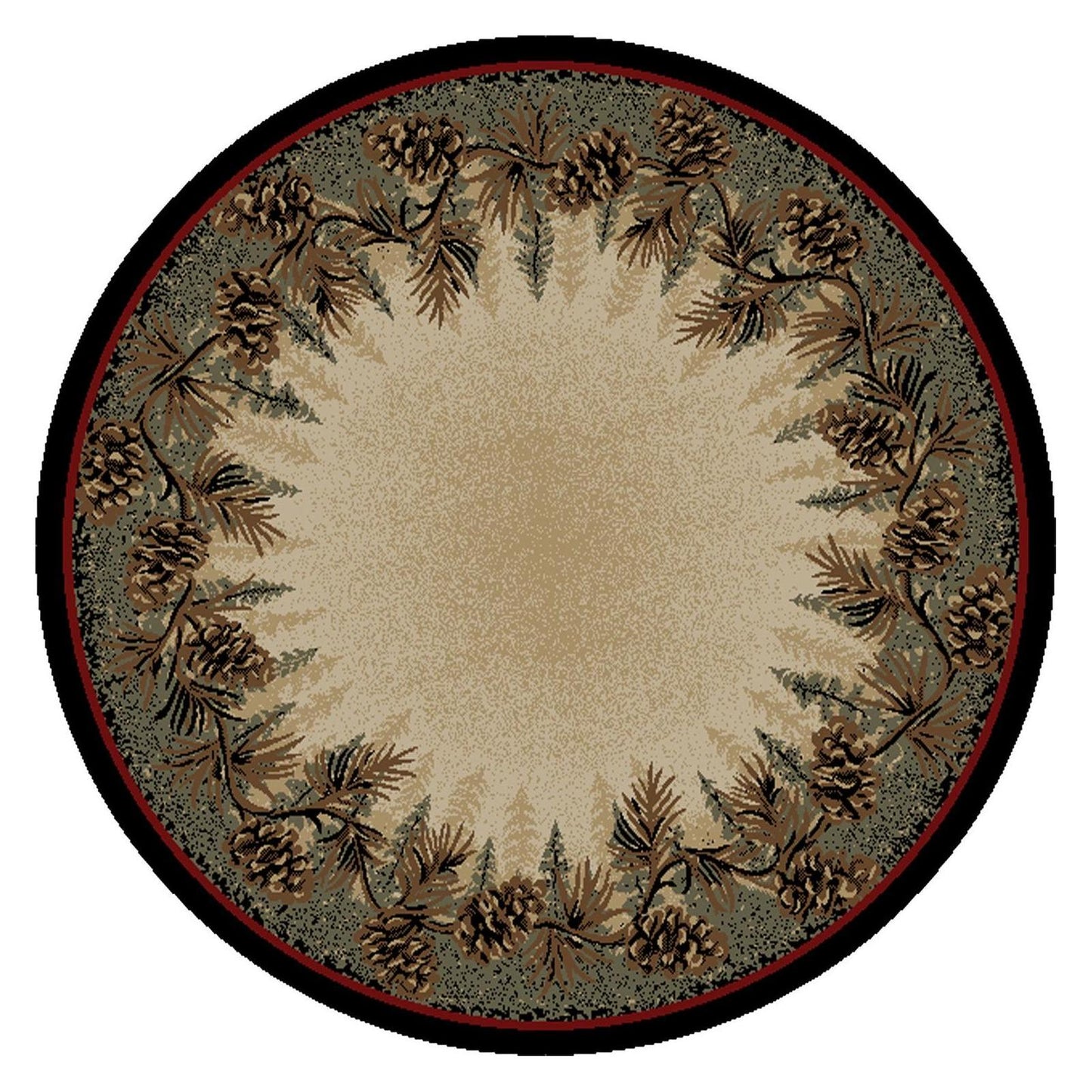 American Destinations Mount Le Conte 9'2"x12'6" Area Rug | 100% Polypropylene | Machine Loomed | 10 mm pile height