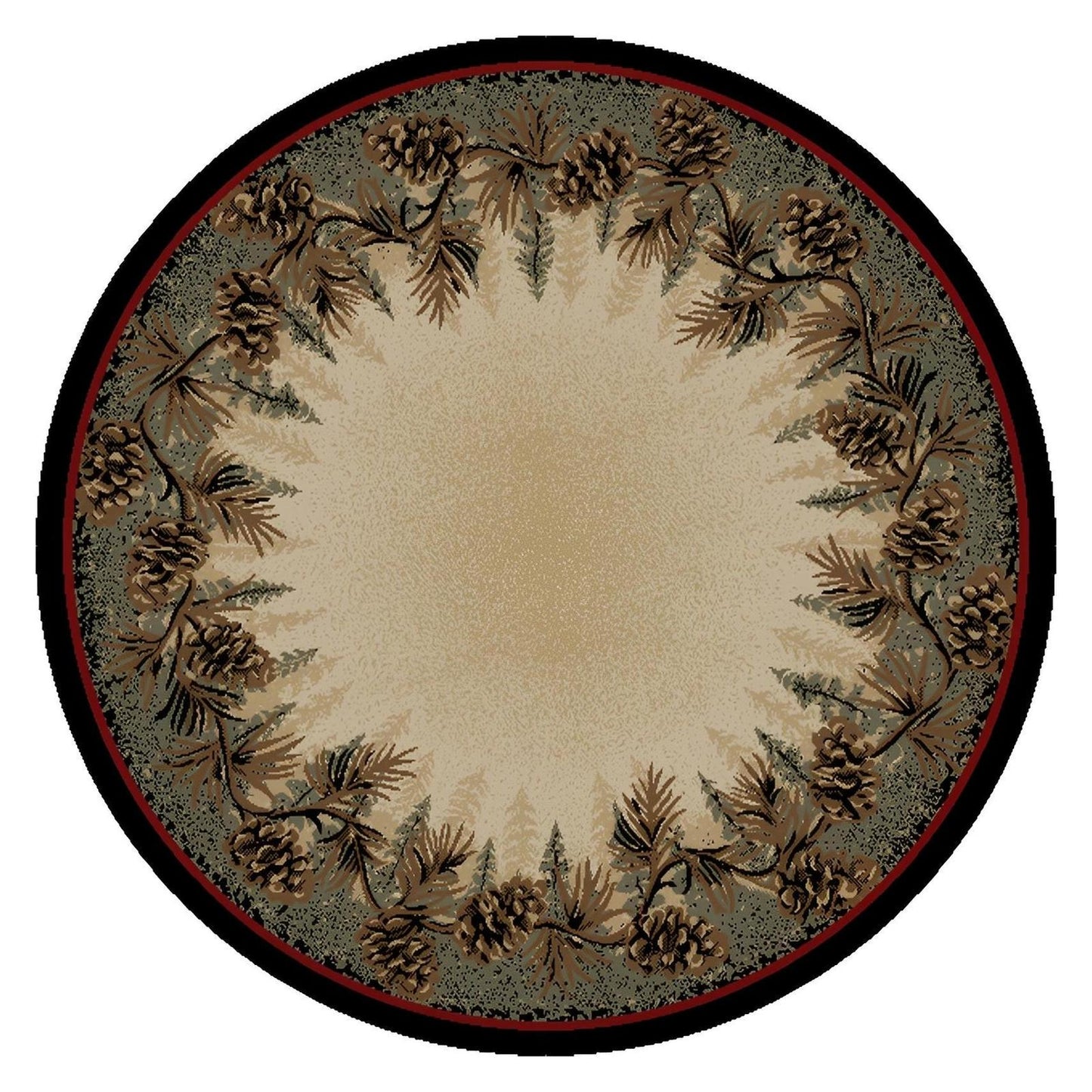 American Destinations Mount Le Conte 5'3"x7'3" Area Rug | 100% Polypropylene | Machine Loomed | 10 mm pile height