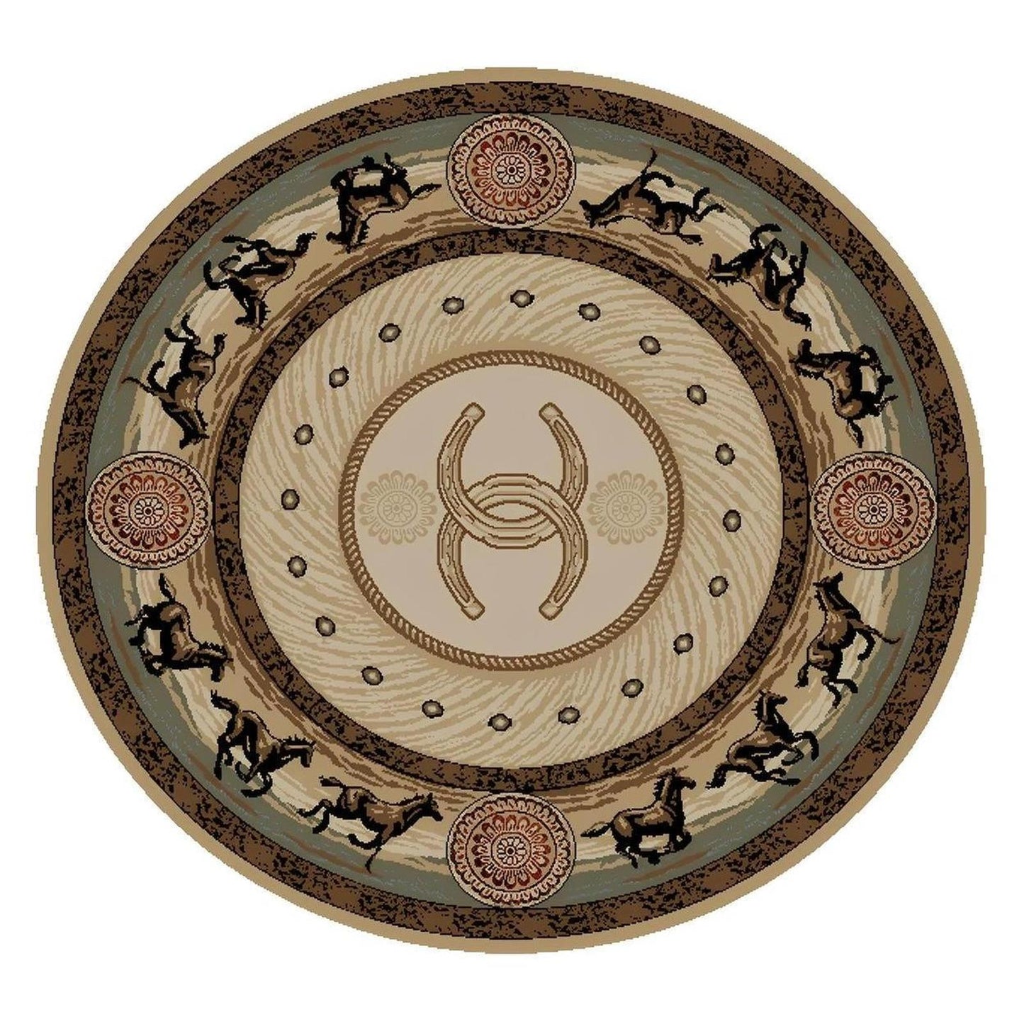 American Destinations Cheyenne Multi 2'3"x7'7" Area Rug | 100% Polypropylene | Machine Loomed | 10 mm pile height