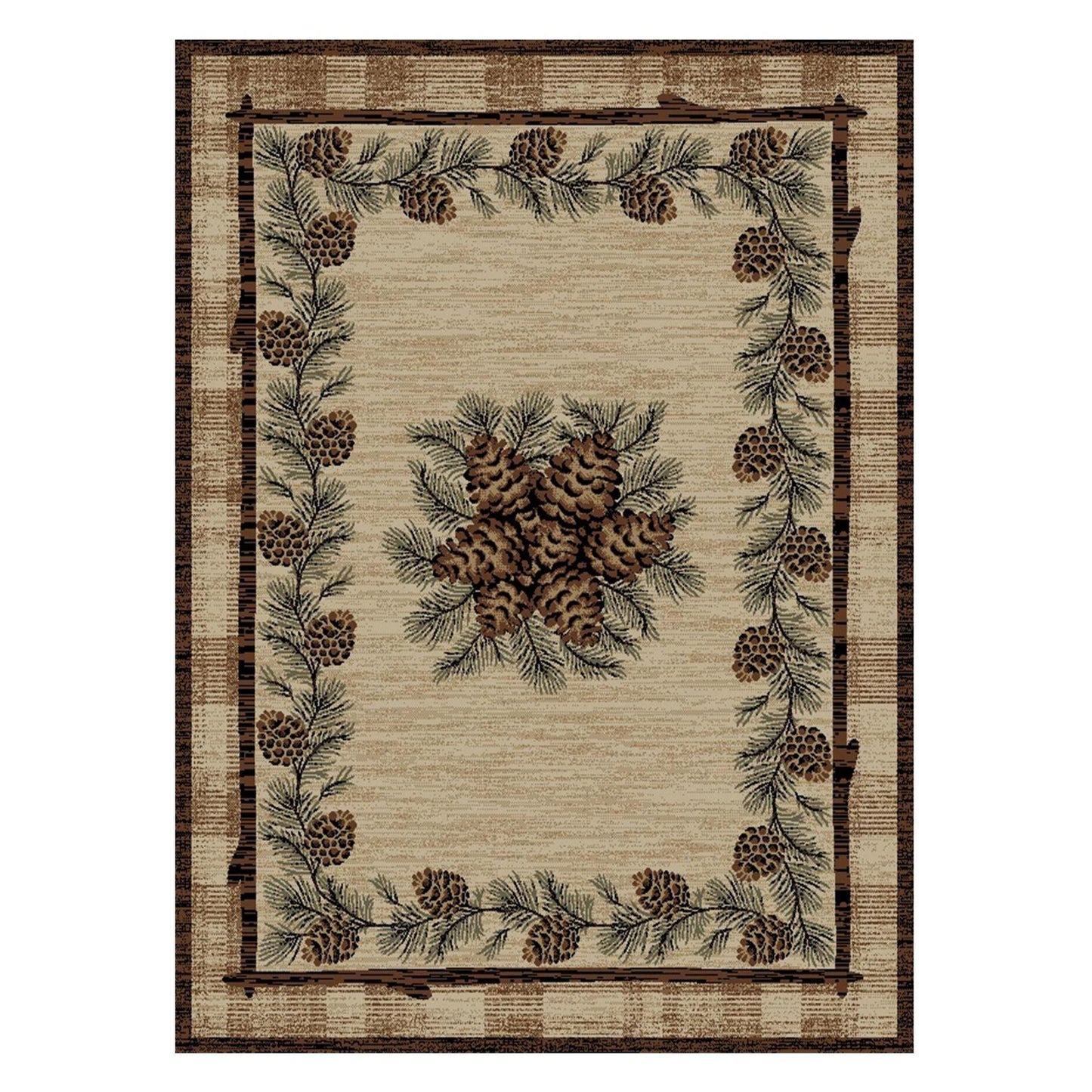 American Destinations Greensboro 5'3"x7'3" Area Rug | 100% Polypropylene | Machine Loomed | 10 mm pile height