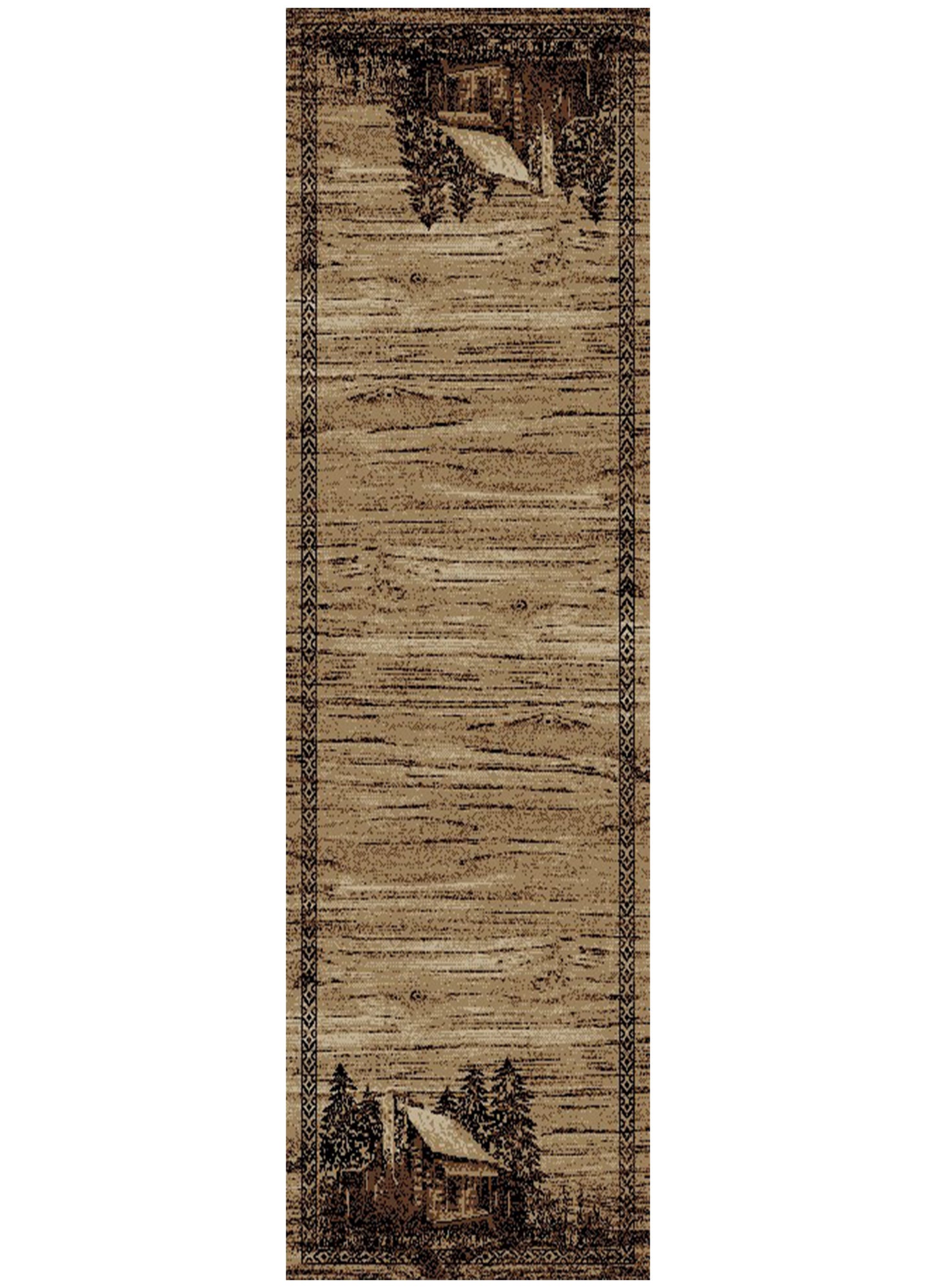 American Destinations Rocky Bottom 7'10"x9'10" Area Rug | 100% Polypropylene | Machine Loomed | 10 mm pile height
