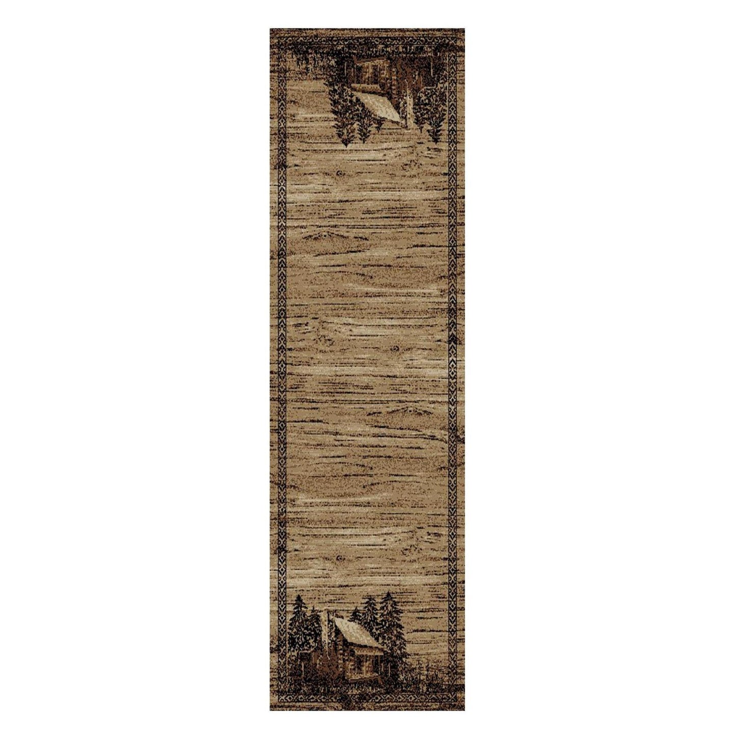 American Destinations Rocky Bottom 7'10"x9'10" Area Rug | 100% Polypropylene | Machine Loomed | 10 mm pile height