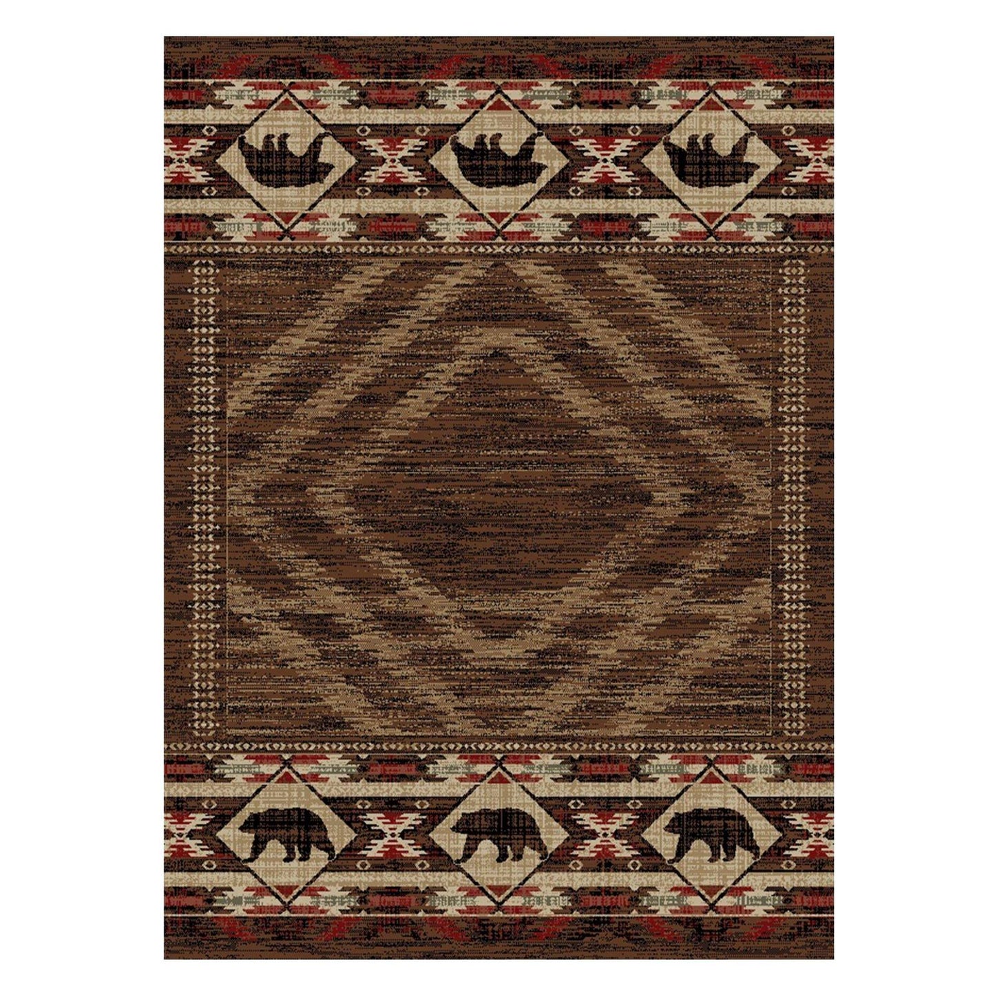 American Destinations Hartland 7'10"x9'10" Area Rug | 100% Polypropylene | Machine Loomed | 10 mm pile height