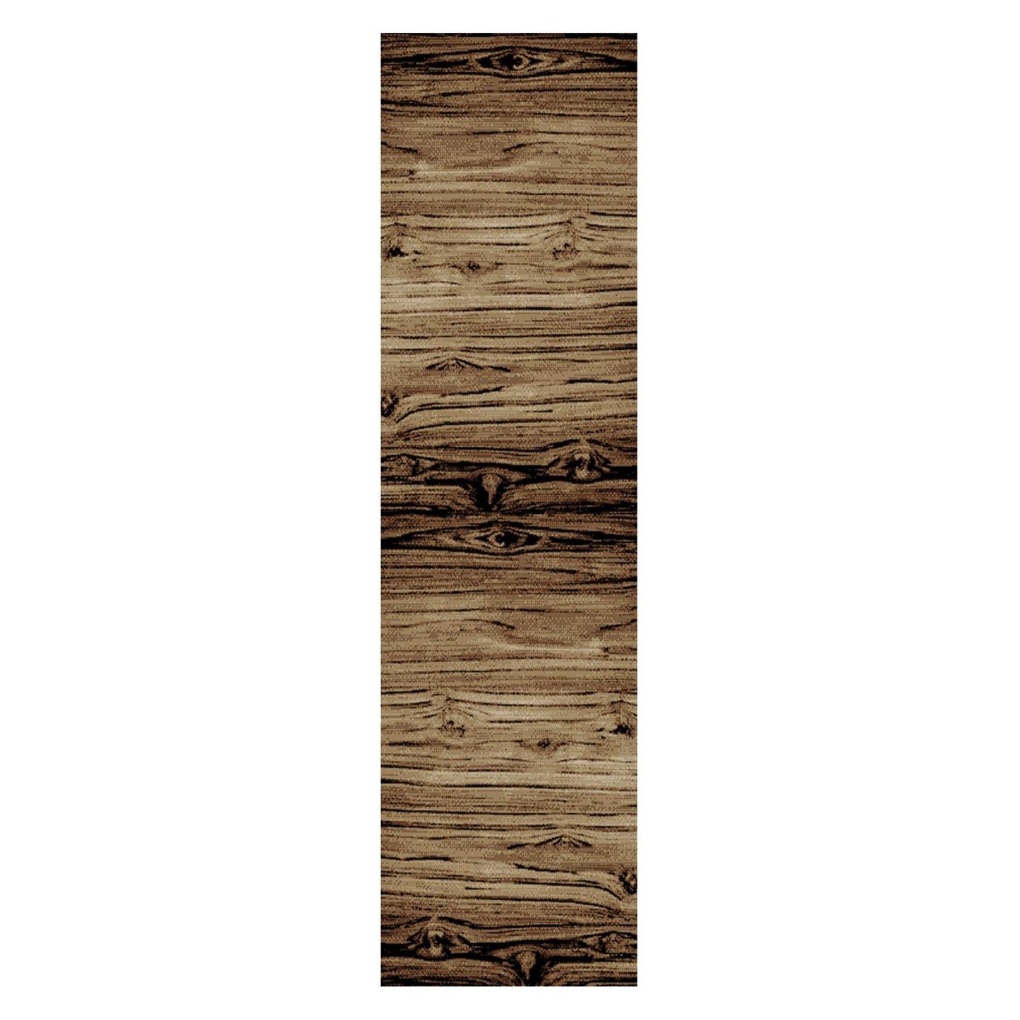 American Destinations Lumberton Brown 5'3"x7'3" Area Rug | 100% Polypropylene | Machine Loomed | 10 mm pile height