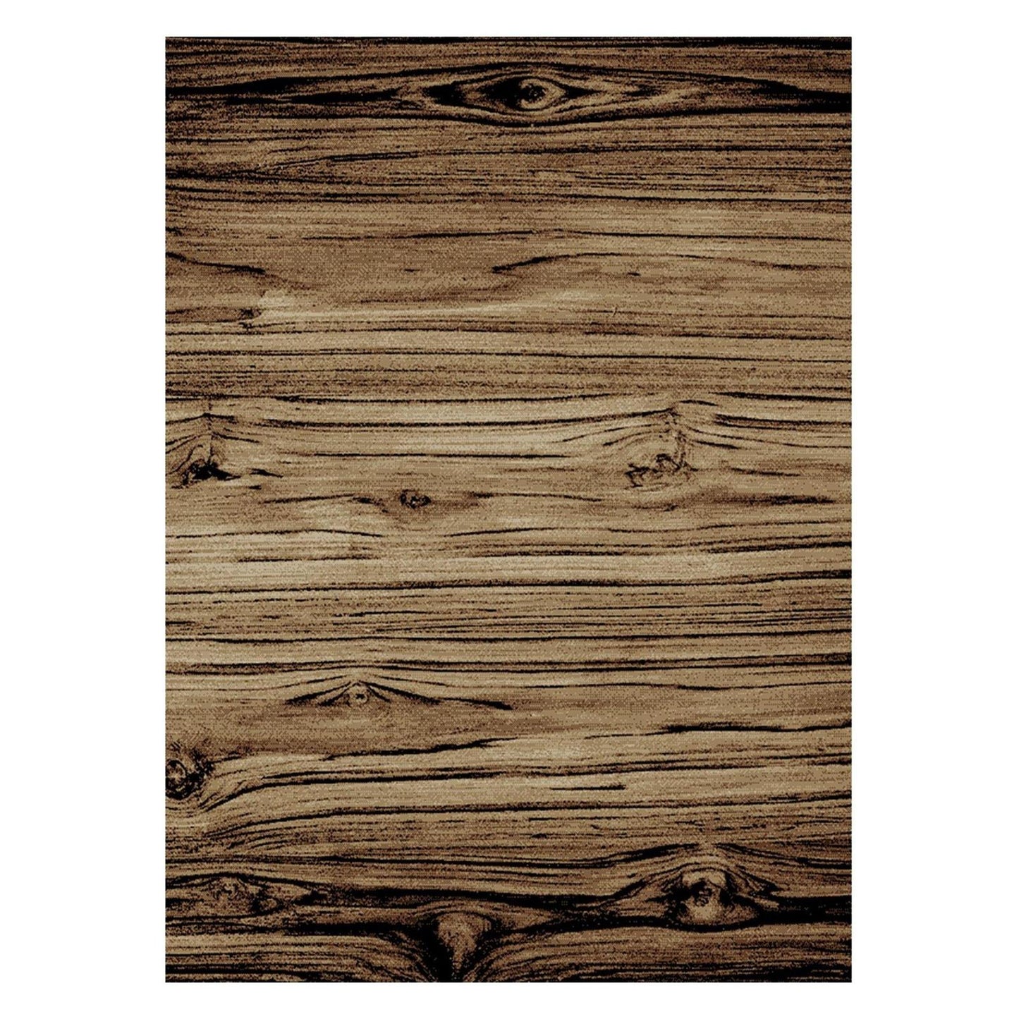 American Destinations Lumberton Brown 7'10"x9'10" Area Rug | 100% Polypropylene | Machine Loomed | 10 mm pile height