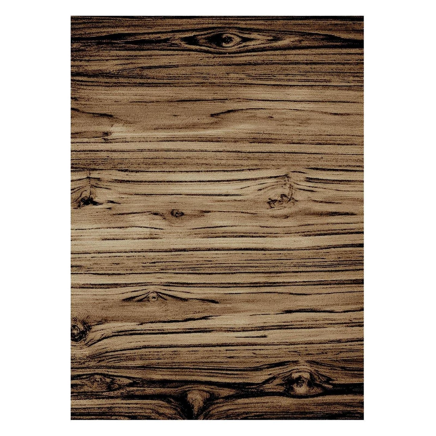 American Destinations Lumberton Brown 5'3"x7'3" Area Rug | 100% Polypropylene | Machine Loomed | 10 mm pile height