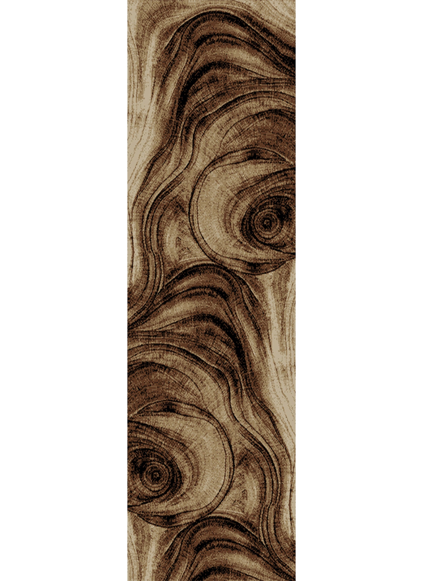 American Destinations Flat Top Brown 2'3"x3'3" Area Rug | 100% Polypropylene | Machine Loomed | 10 mm pile height