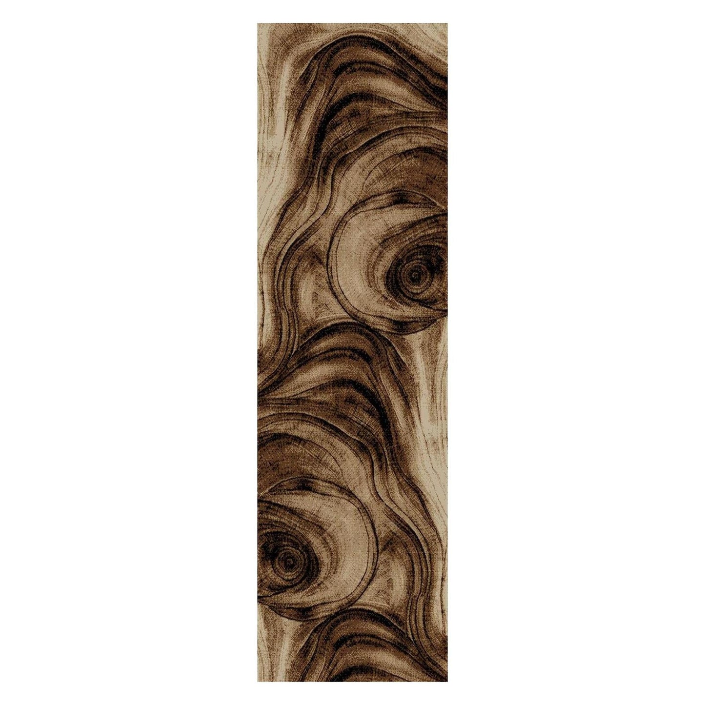 American Destinations Flat Top Brown 5'3"x7'3" Area Rug | 100% Polypropylene | Machine Loomed | 10 mm pile height