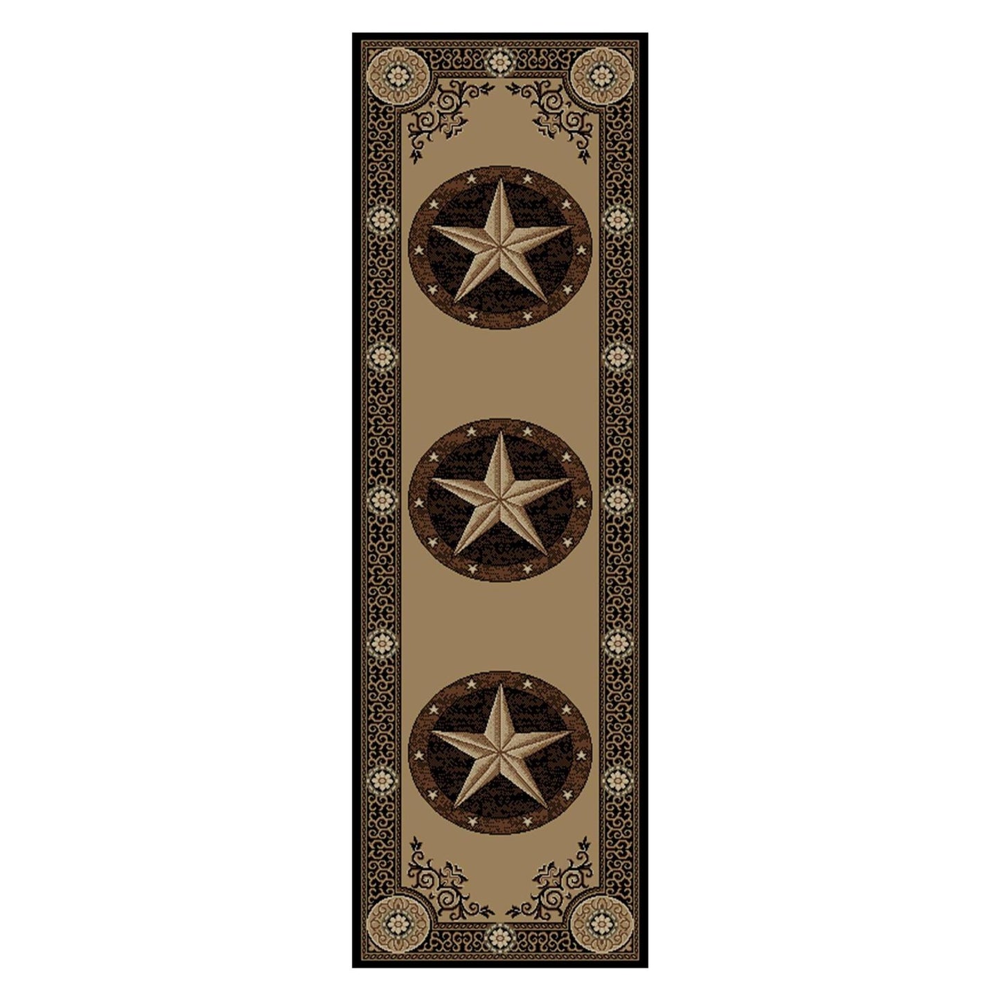 American Destinations Arlington Black 7'10"x9'10" Area Rug | 100% Polypropylene | Machine Loomed | 10 mm pile height