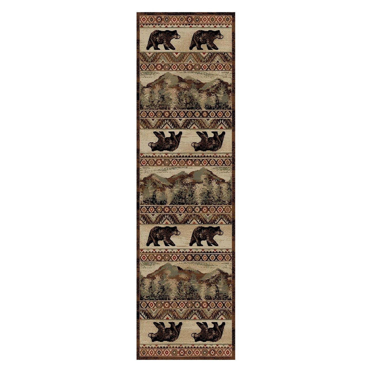 American Destinations Sunset Gap Multi 5'3"x7'3" Area Rug | 100% Polypropylene | Machine Loomed | 10 mm pile height