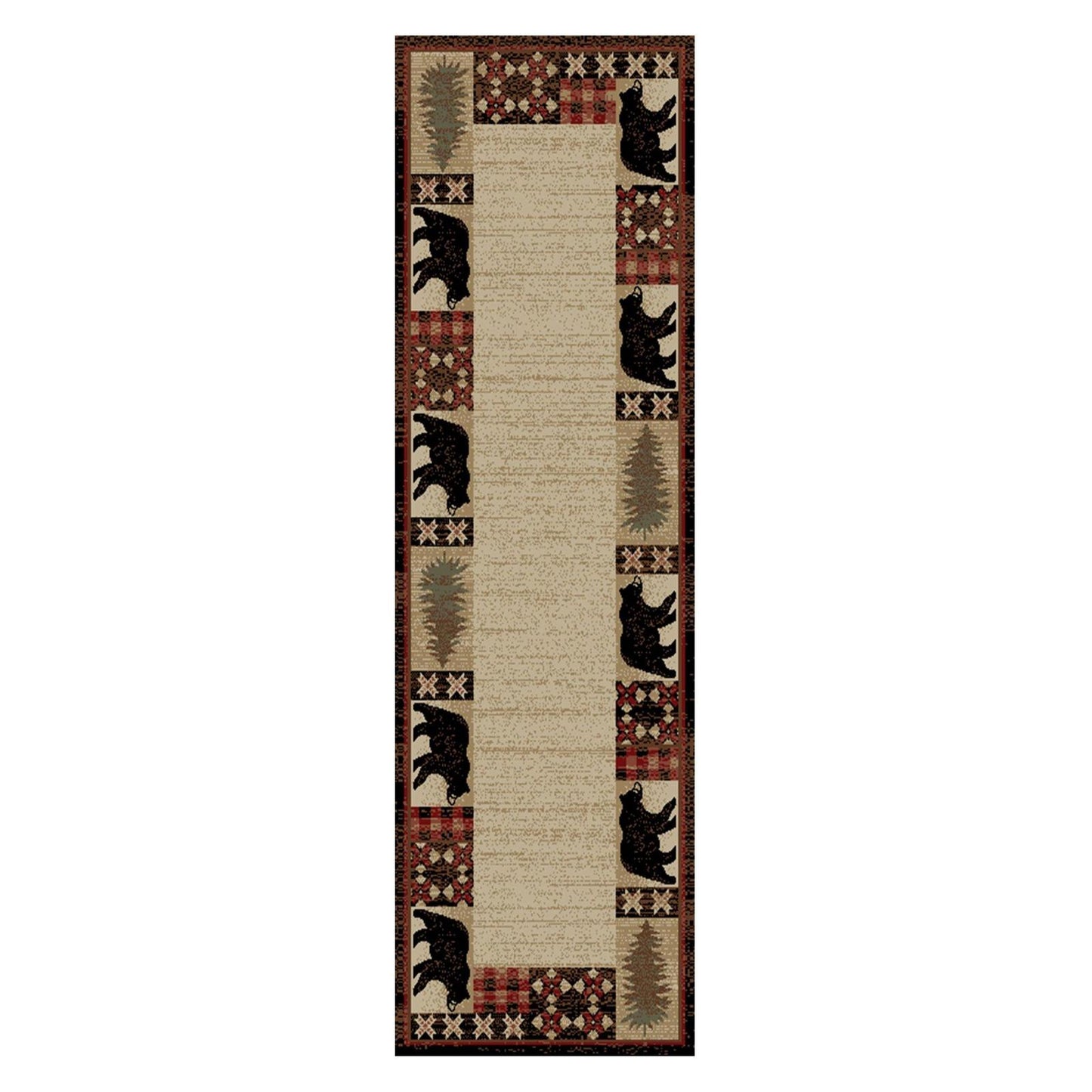American Destinations Edgewood Multi 7'10"x9'10" Area Rug | 100% Polypropylene | Machine Loomed | 10 mm pile height